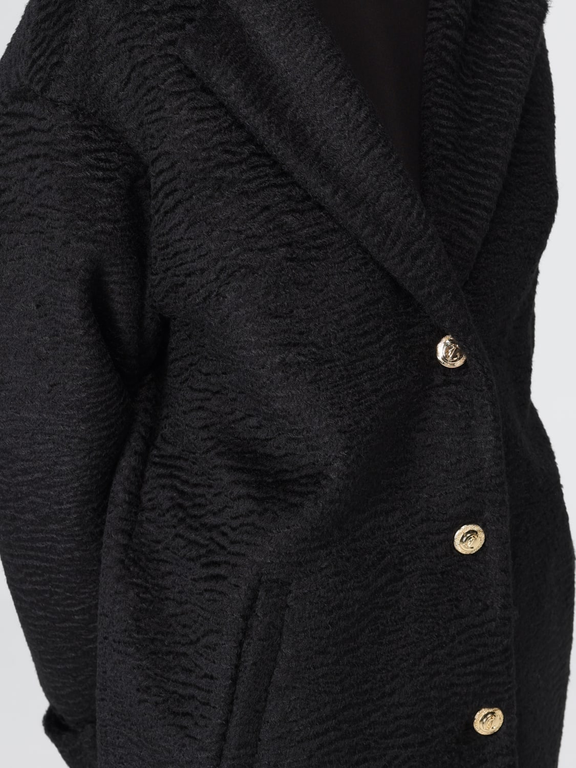 JUST CAVALLI ABRIGO: Abrigo mujer Just Cavalli, Negro - Img 4