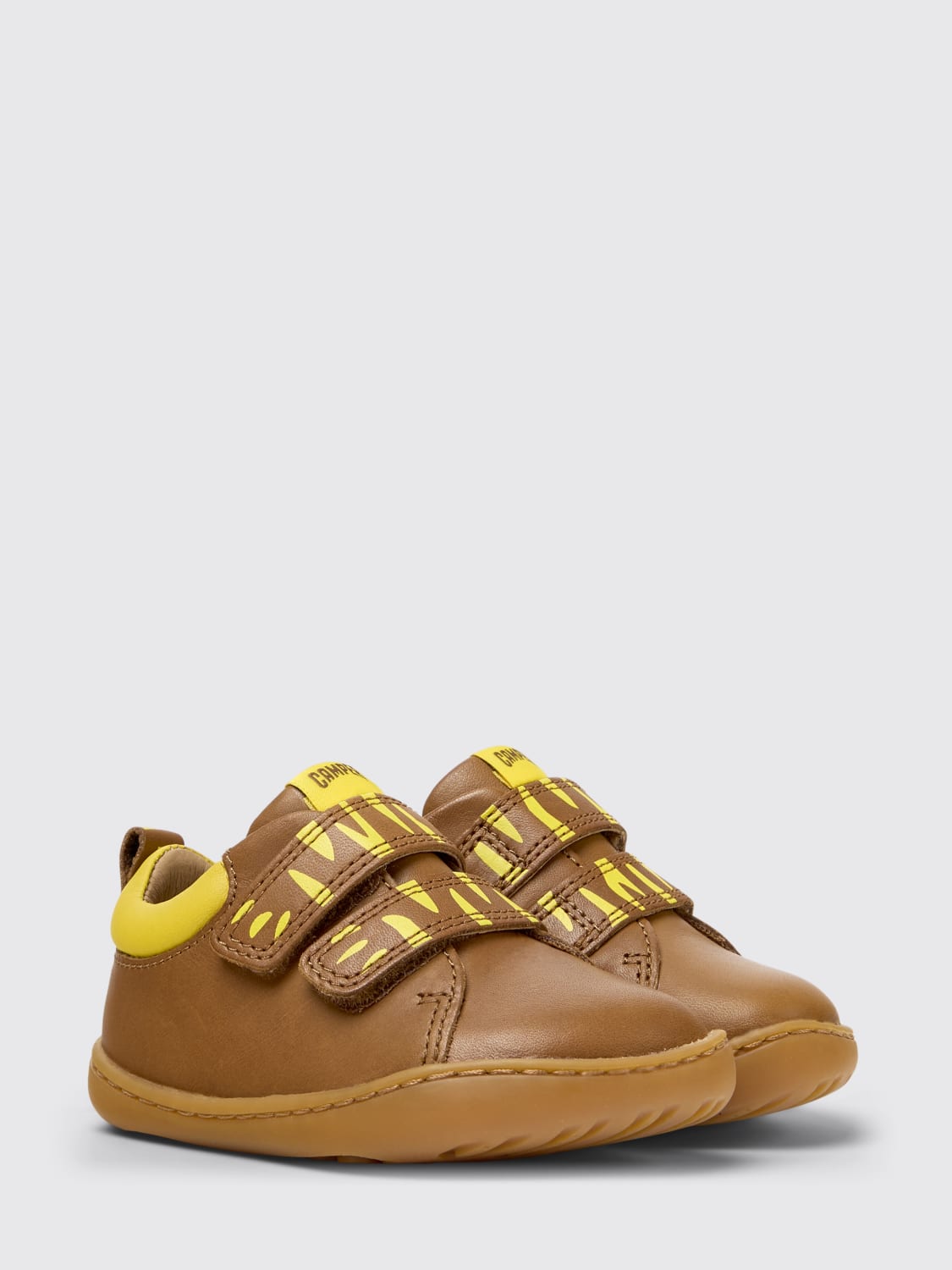 CAMPER BASKETS: Chaussures enfant Camper, Marron - Img 2