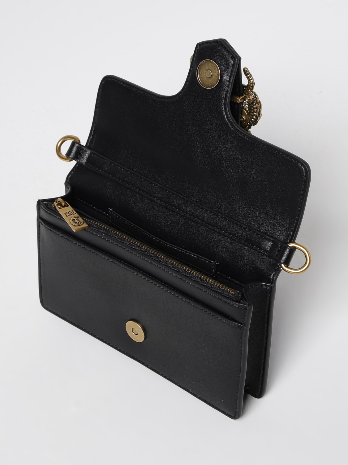 JUST CAVALLI CROSSBODY BAG: Wallet woman Just Cavalli, Black - Img 3