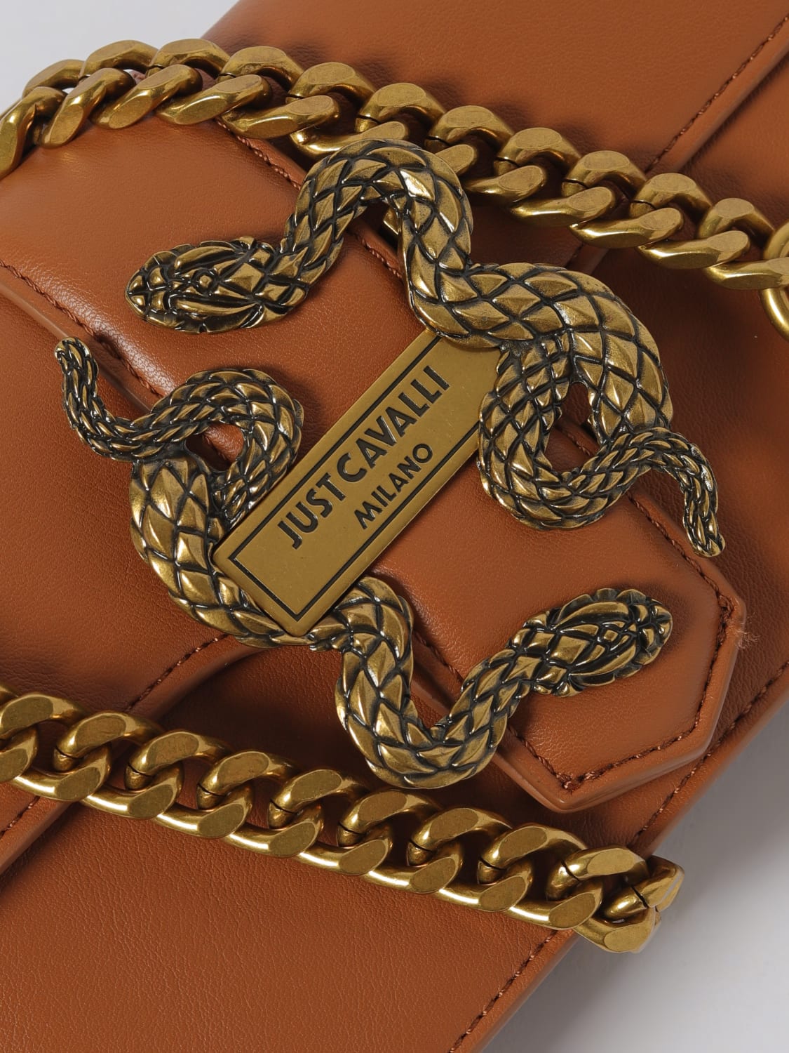 JUST CAVALLI CROSSBODY BAG: Wallet woman Just Cavalli, Brown - Img 3