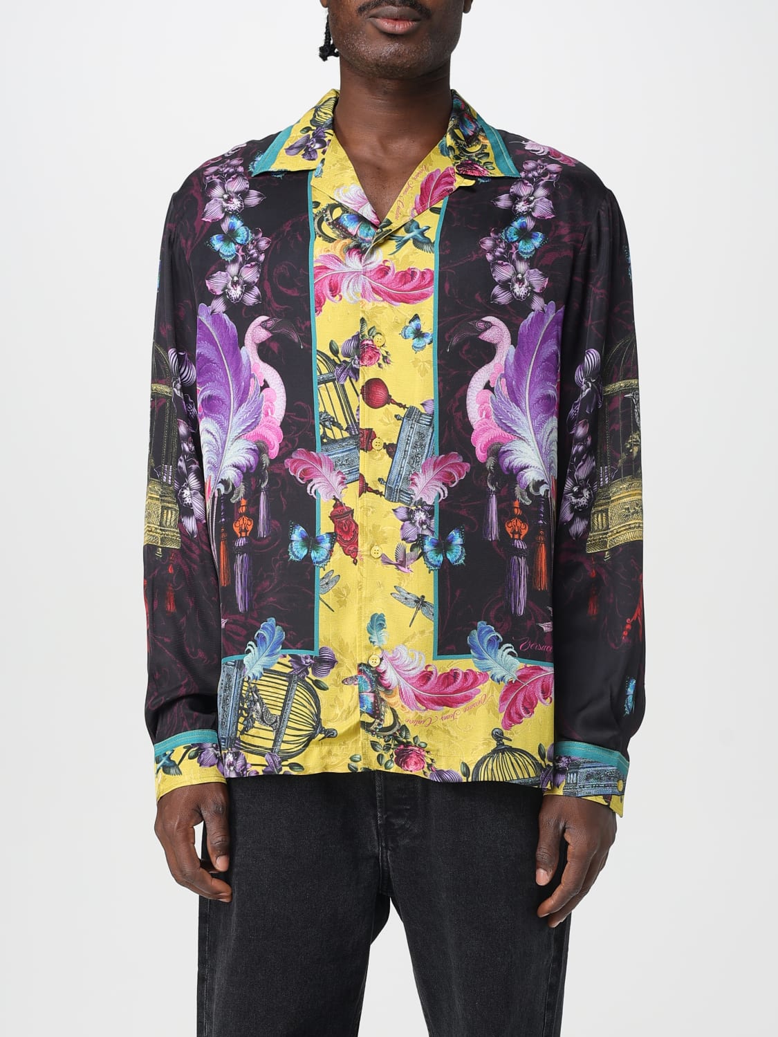 VERSACE JEANS COUTURE CAMISA: Camisa hombre Versace Jeans Couture, Fantasía - Img 1