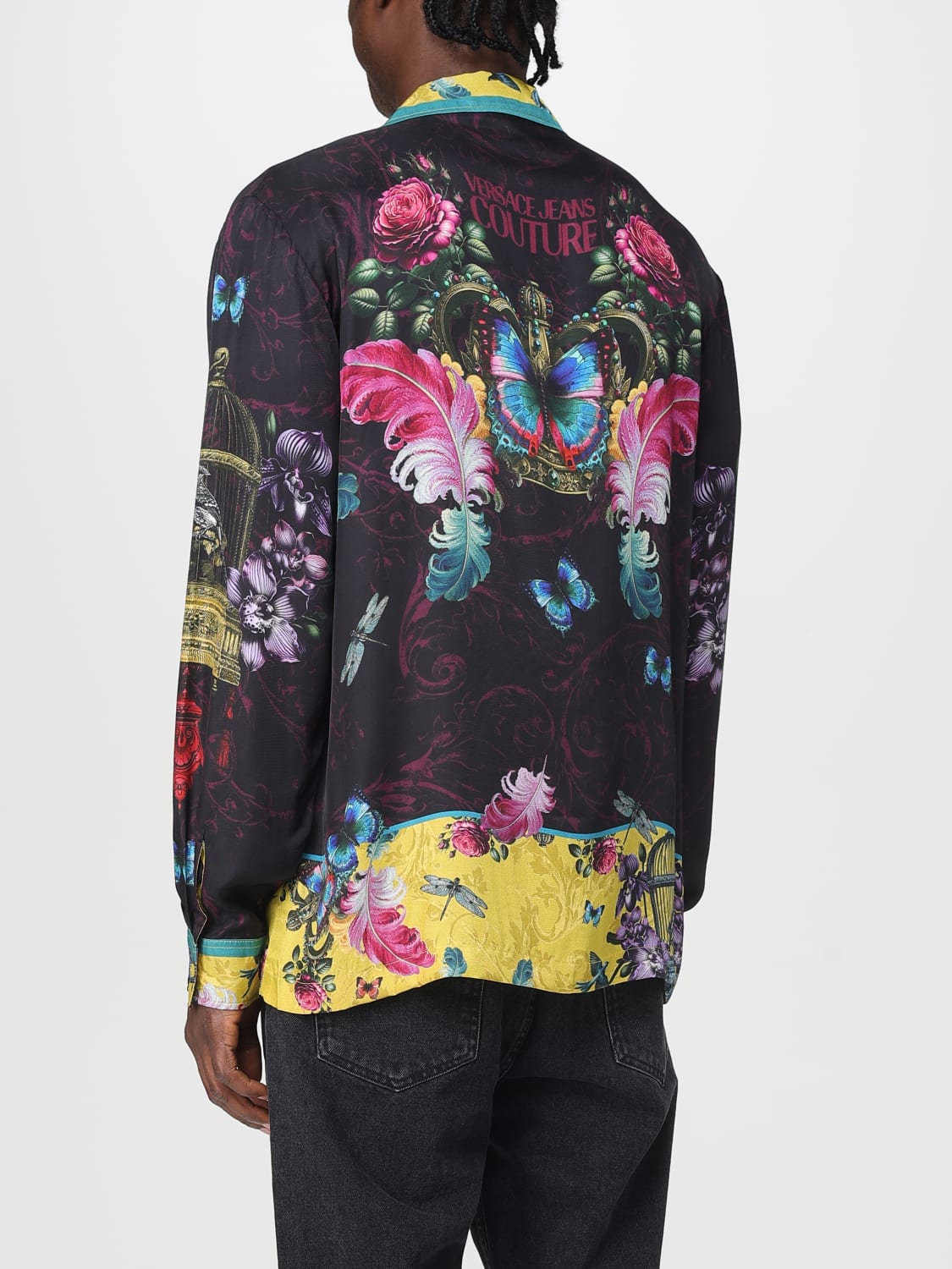 VERSACE JEANS COUTURE CAMISA: Camisa hombre Versace Jeans Couture, Fantasía - Img 2