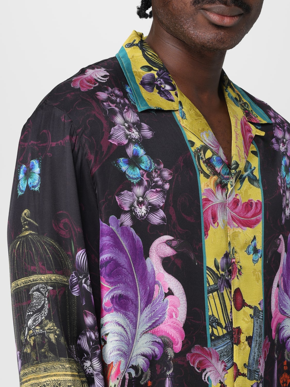 VERSACE JEANS COUTURE CAMISA: Camisa hombre Versace Jeans Couture, Fantasía - Img 3