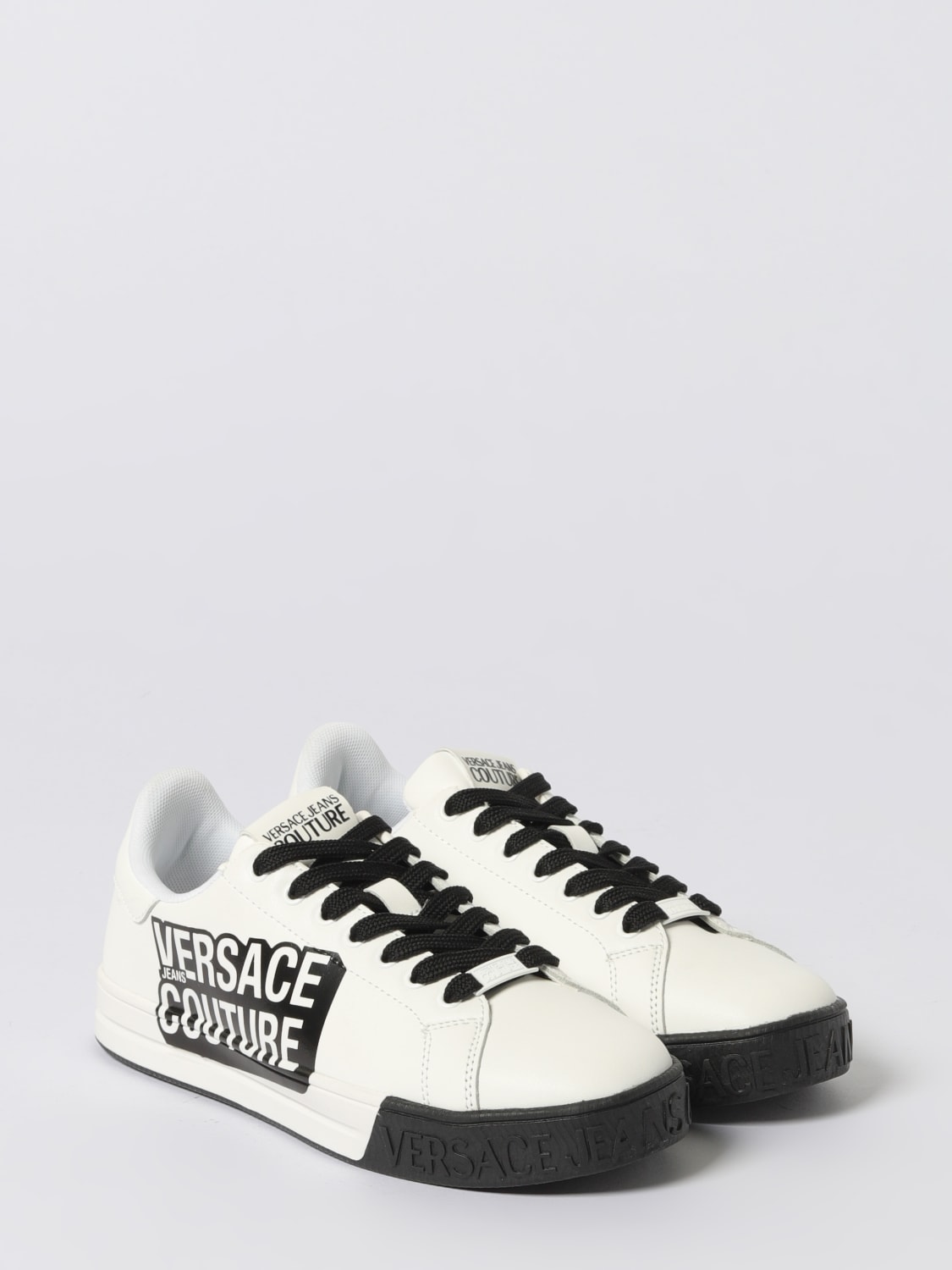 VERSACE JEANS COUTURE SNEAKERS: Sneakers men Versace Jeans Couture, White - Img 2
