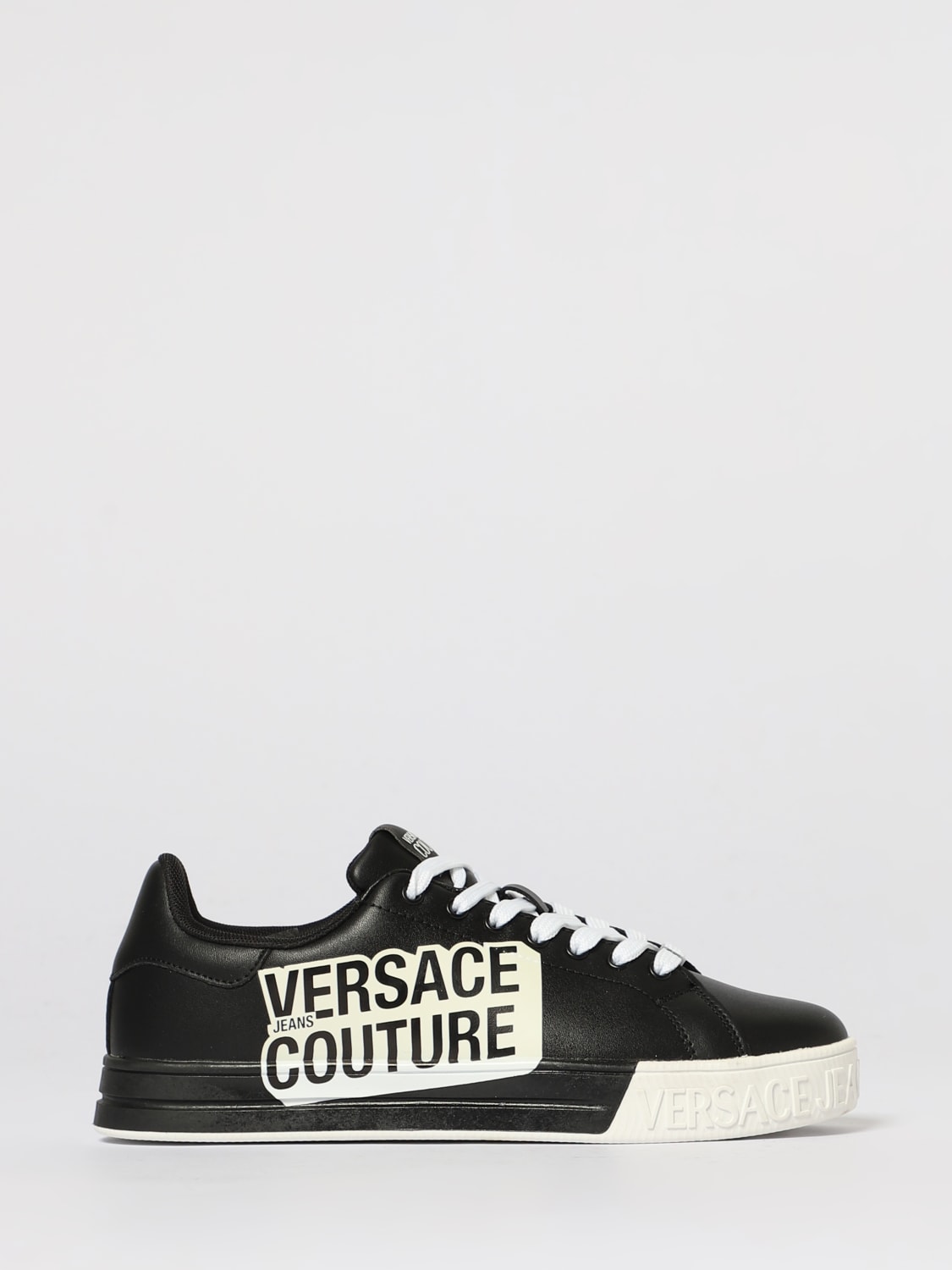 VERSACE JEANS COUTURE SNEAKERS: Sneakers men Versace Jeans Couture, Black - Img 1