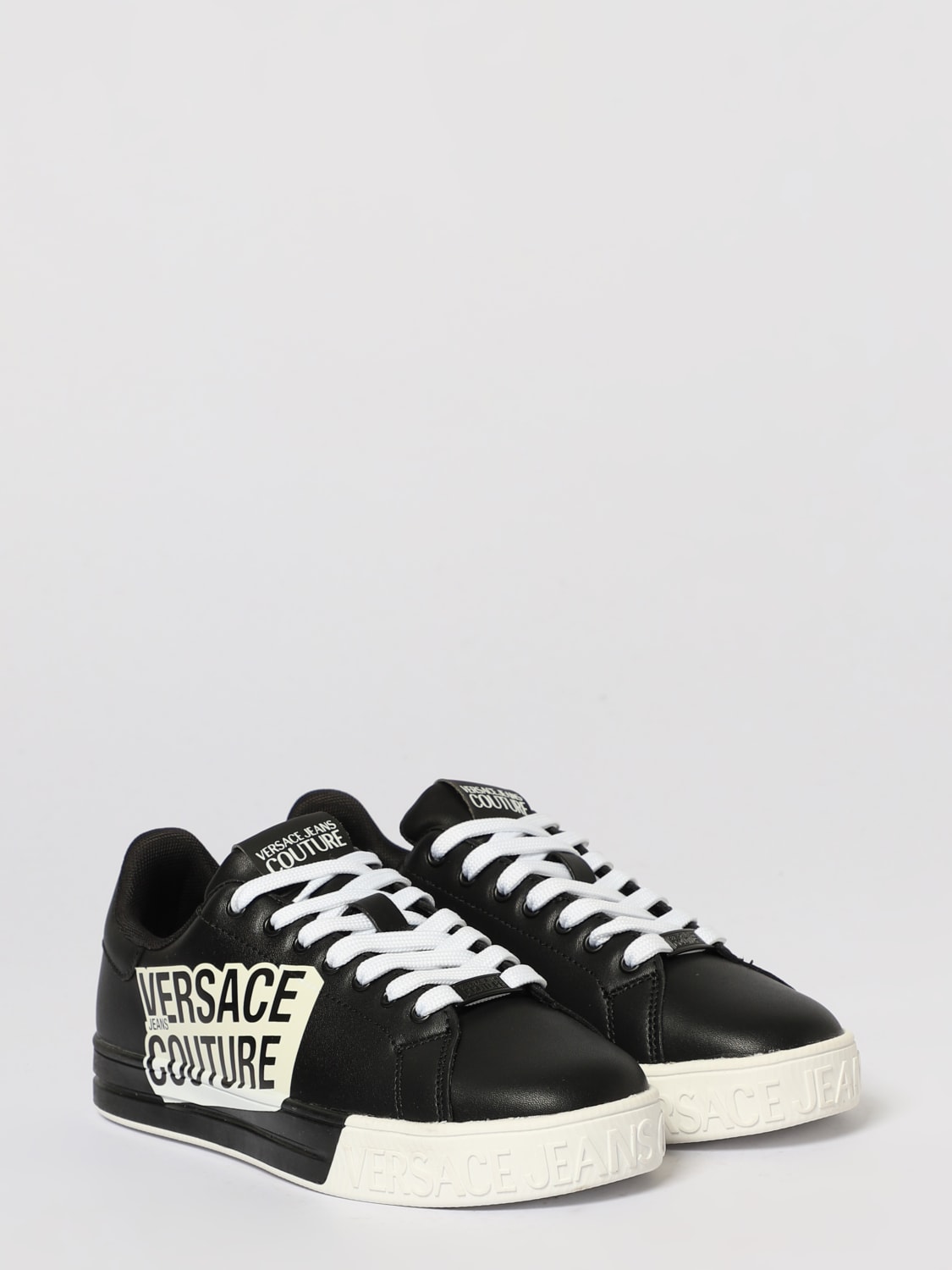 VERSACE JEANS COUTURE SNEAKERS: Sneakers men Versace Jeans Couture, Black - Img 2