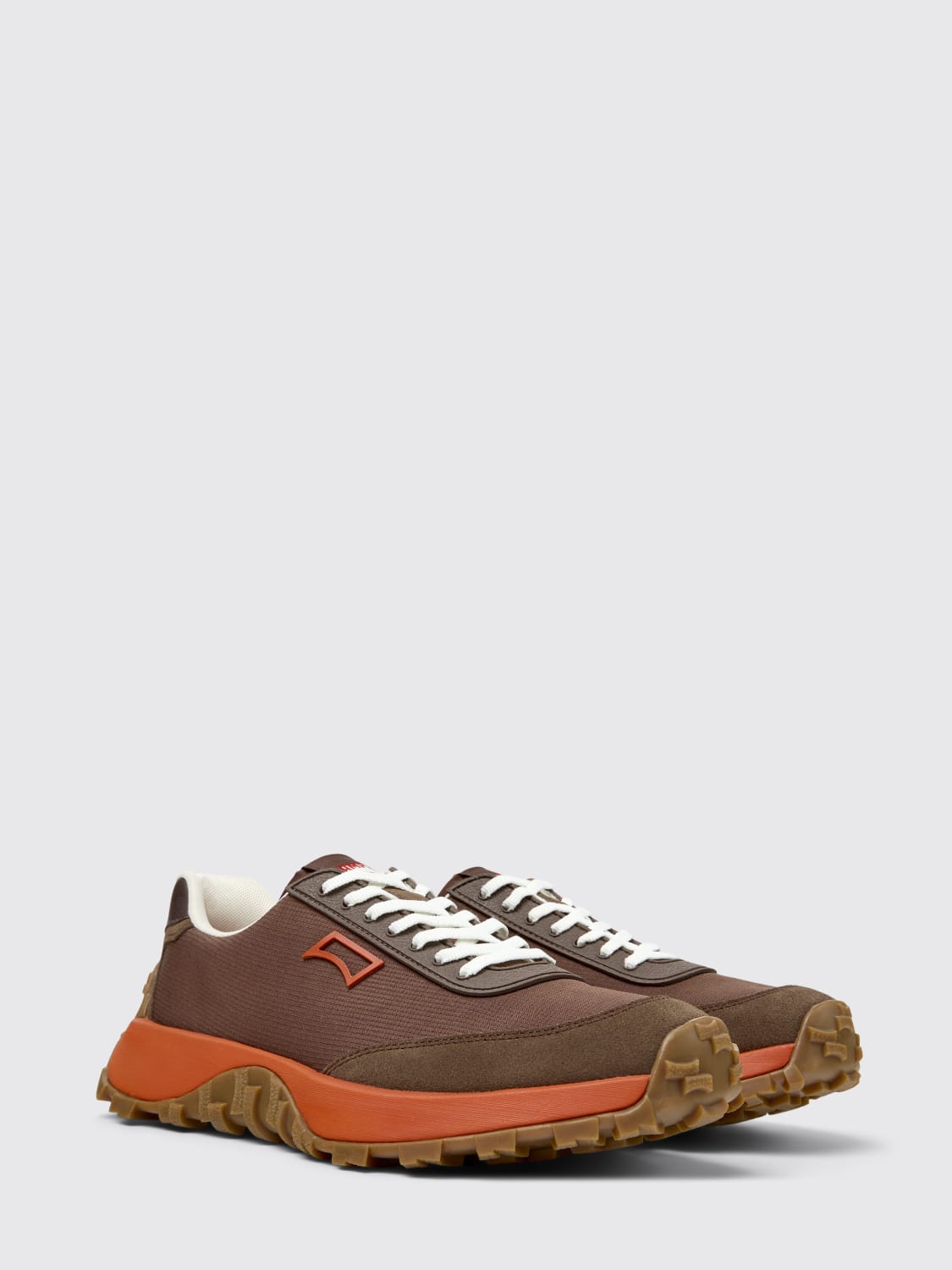 CAMPER SNEAKERS: Sneakers Drift Trail Camper in pelle e tessuto , Marrone - Img 2