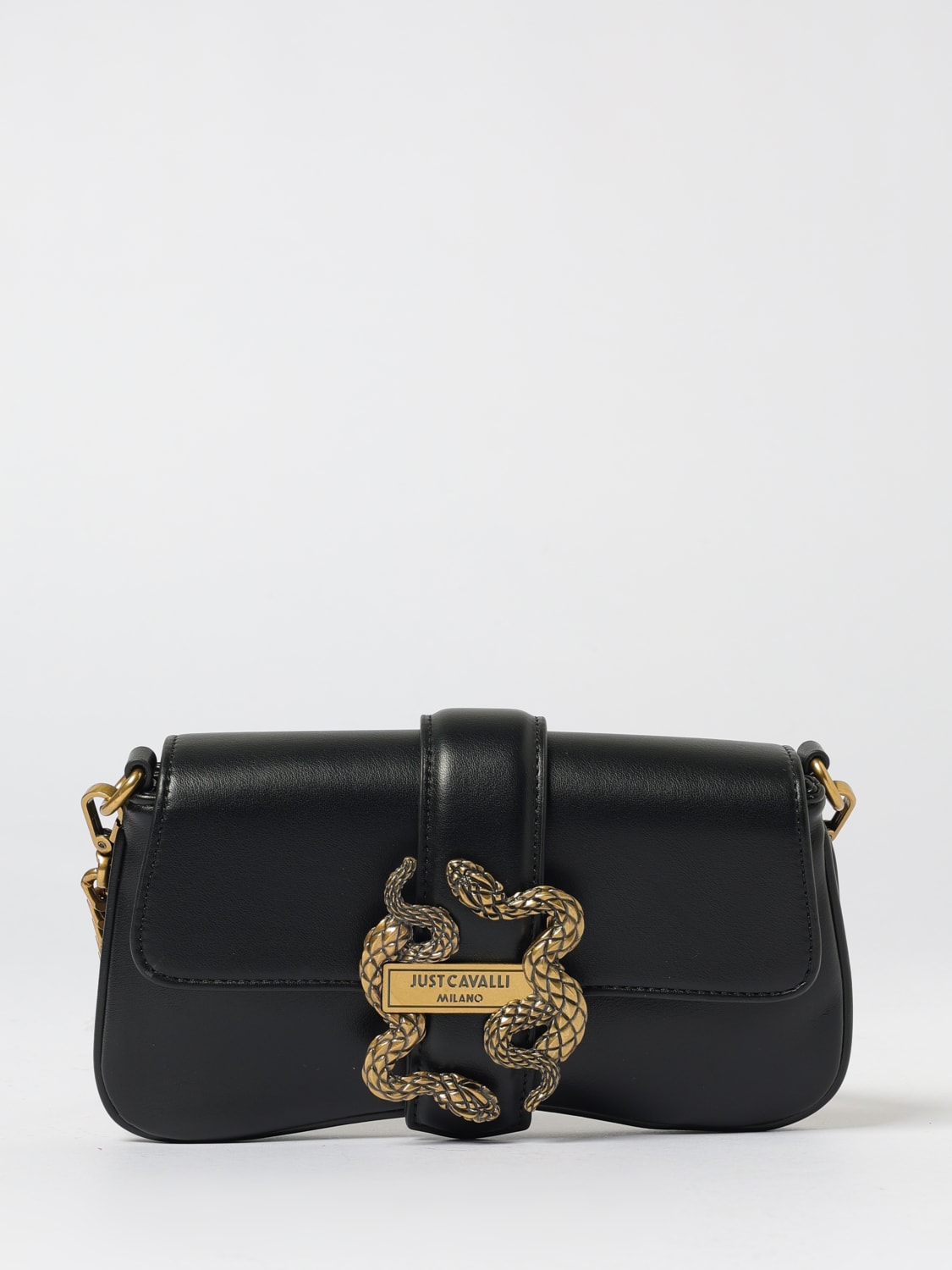JUST CAVALLI BORSA MINI: Borsa Just Cavalli in pelle sintetica , Nero - Img 1