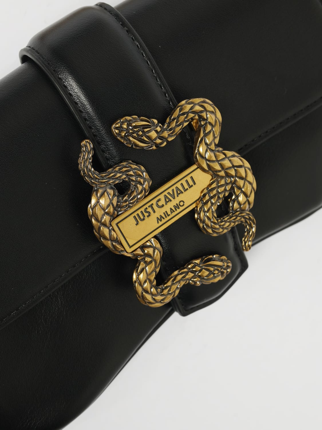 JUST CAVALLI BORSA MINI: Borsa Just Cavalli in pelle sintetica , Nero - Img 3