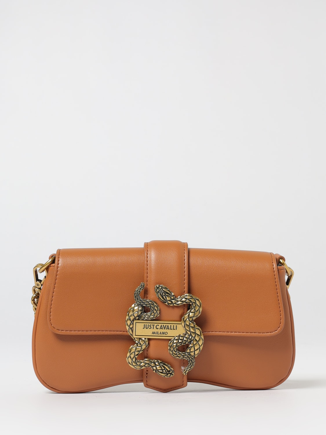 JUST CAVALLI MINI BAG: Crossbody bags woman Just Cavalli, Brown - Img 1