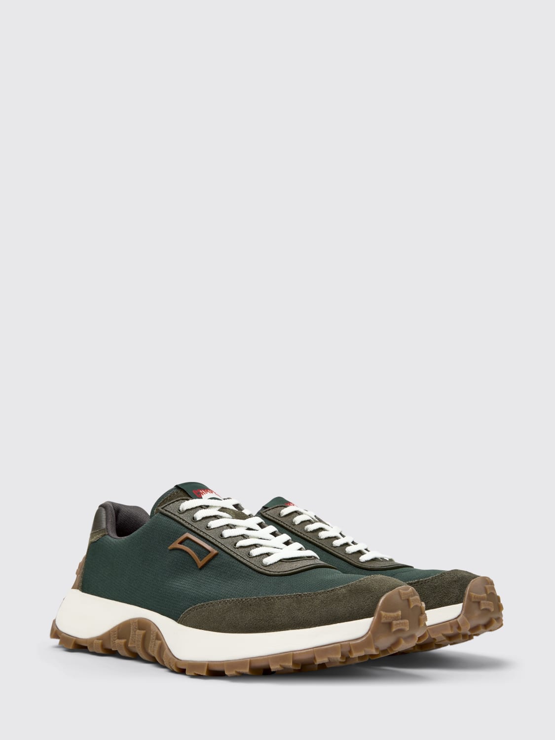 CAMPER SNEAKERS: Sneakers Drift Trail Camper in pelle e tessuto , Verde - Img 2