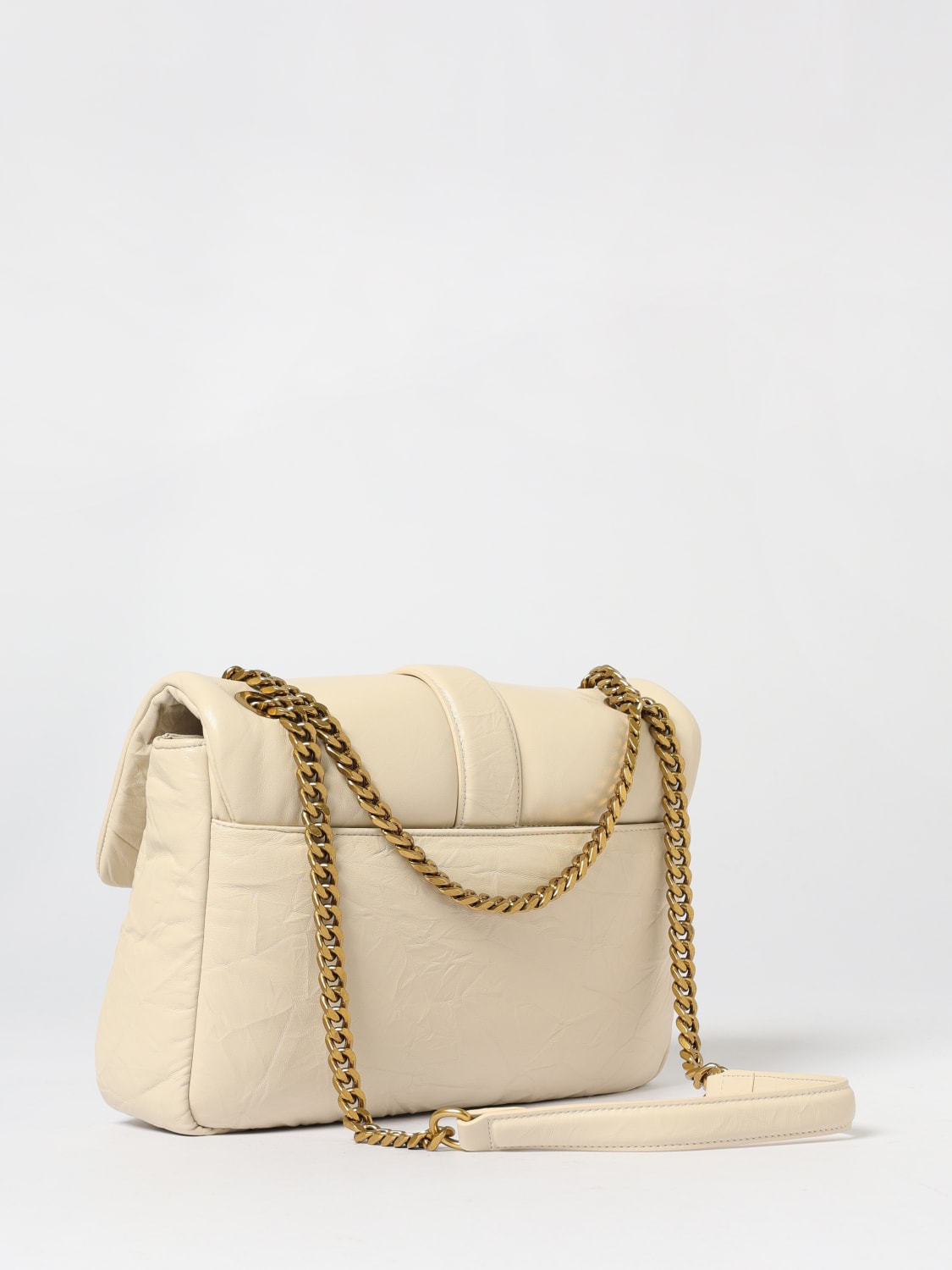 JUST CAVALLI BORSA A SPALLA: Borsa Mirror Snake Just Cavalli in pelle sintetica stropicciata , Rosa - Img 2