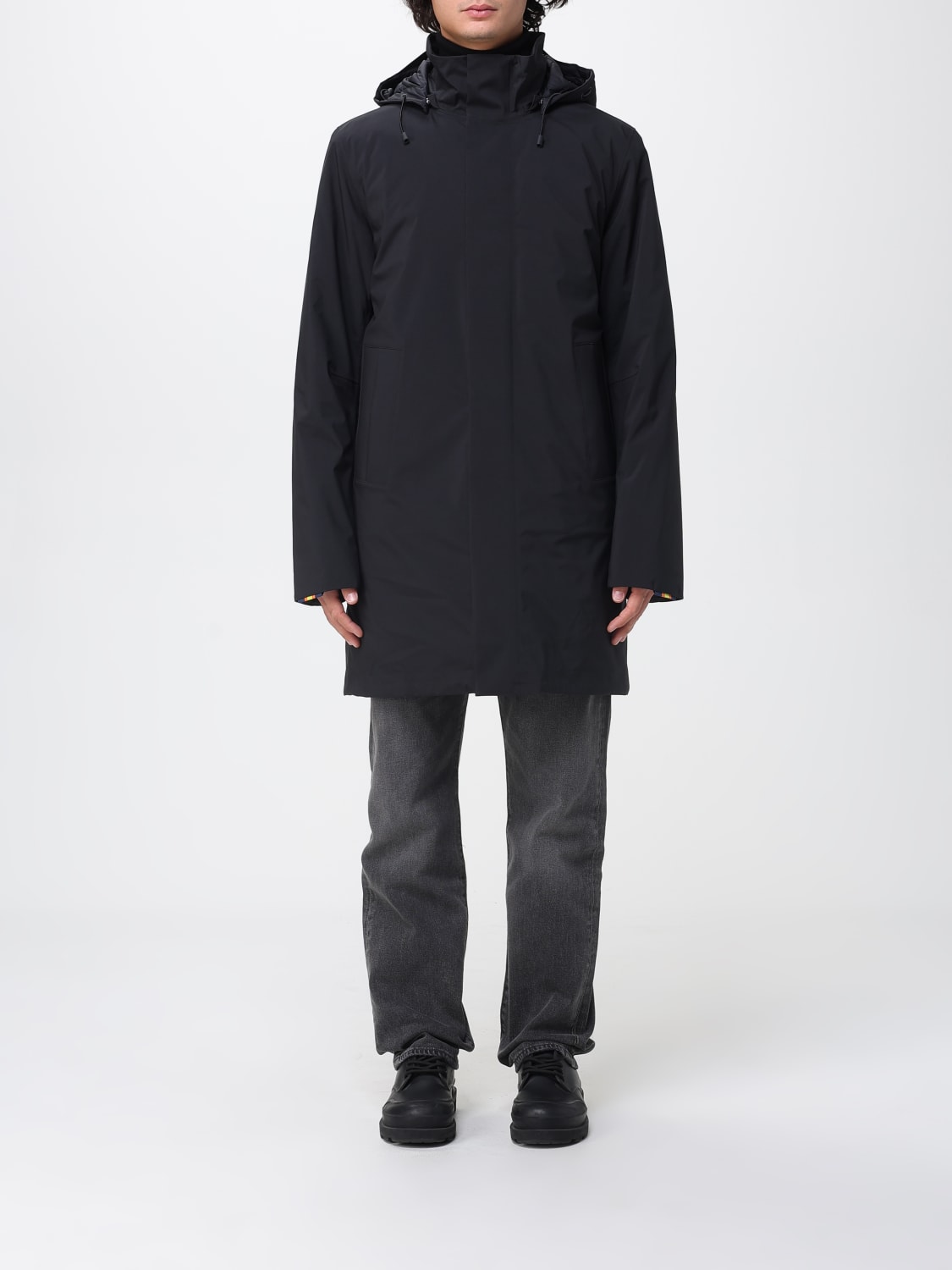 K-WAY COAT: Coat men K-way, Black - Img 1