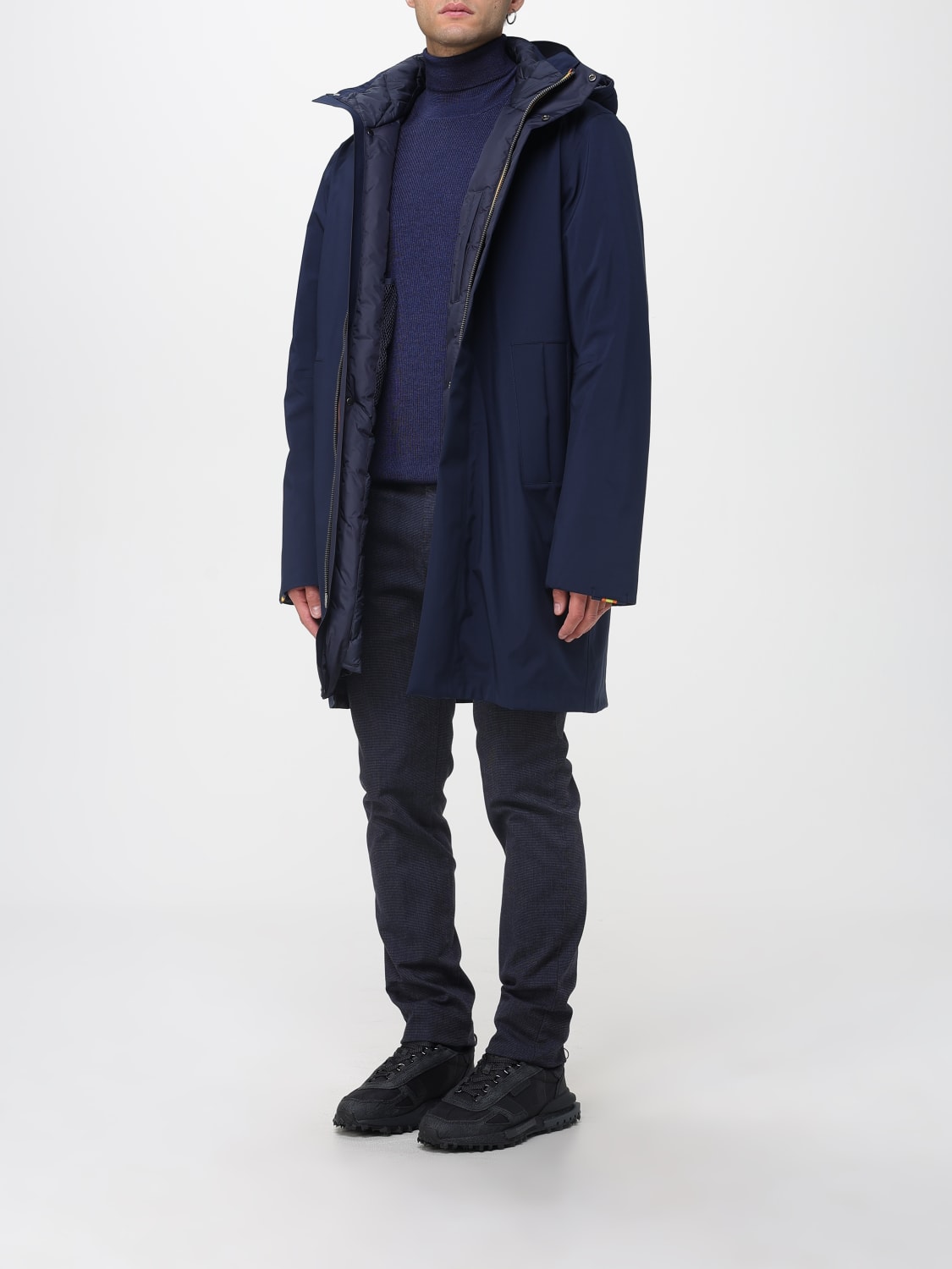 K-WAY MANTEL: Mantel herren K-way, Blau - Img 3