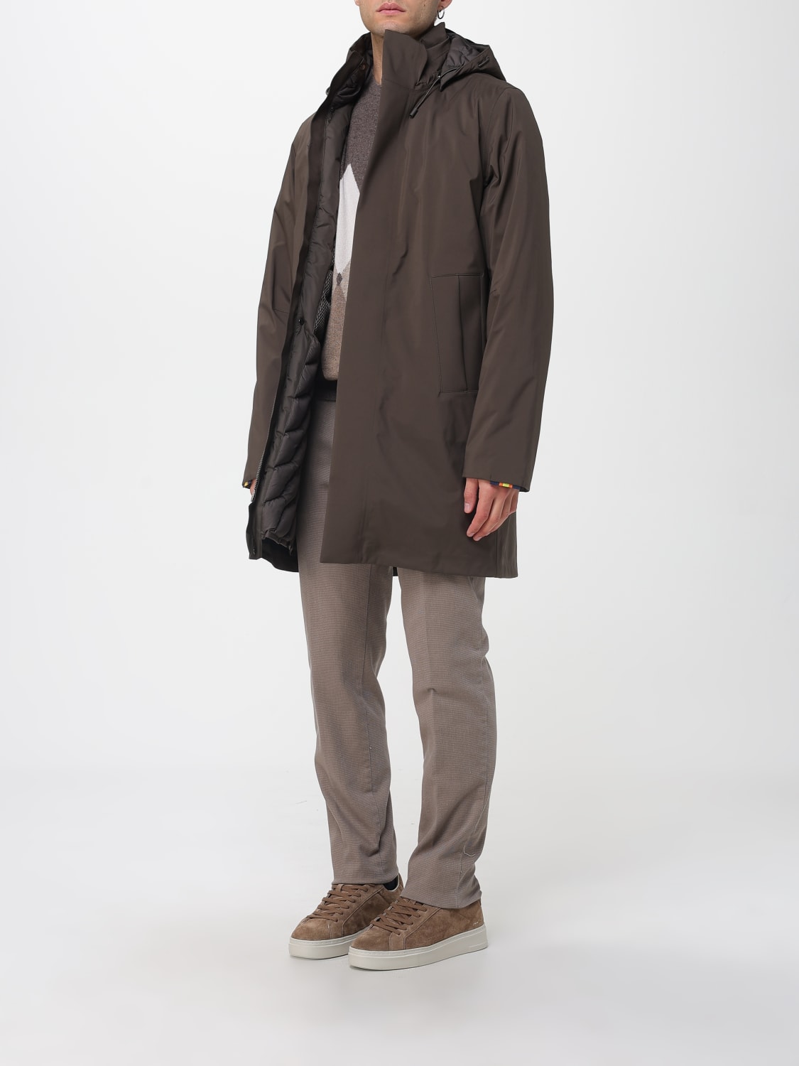 K-WAY COAT: Coat men K-way, Kaki - Img 3