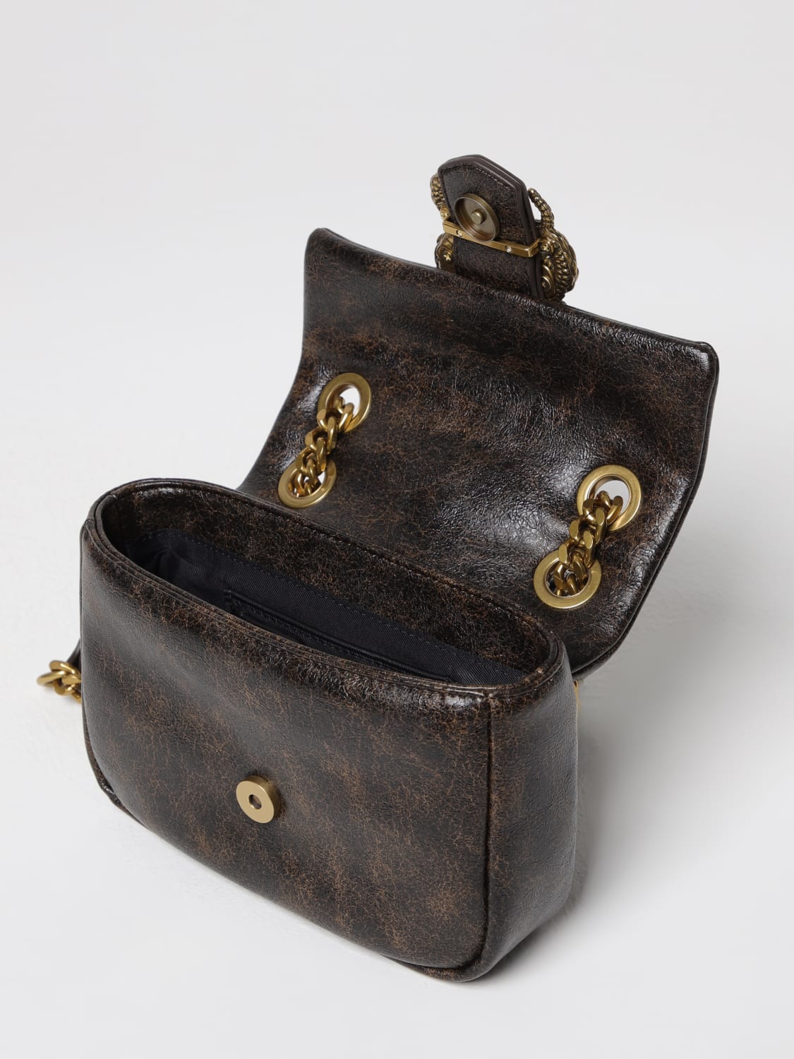 JUST CAVALLI MINI BAG: Crossbody bags woman Just Cavalli, Brown - Img 3