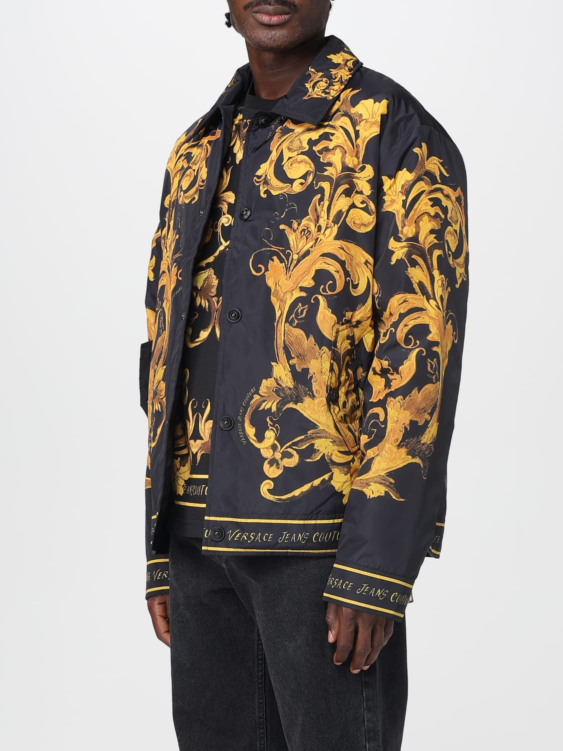 VERSACE JEANS COUTURE JACKET: Blazer men Versace Jeans Couture, Black - Img 3