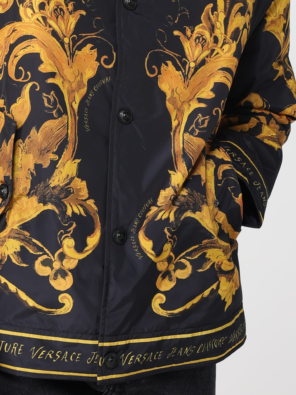 VERSACE JEANS COUTURE JACKET: Blazer men Versace Jeans Couture, Black - Img 4