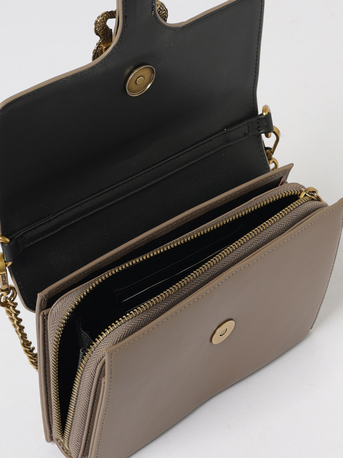 JUST CAVALLI CROSSBODY BAG: Wallet woman Just Cavalli, Grey - Img 3