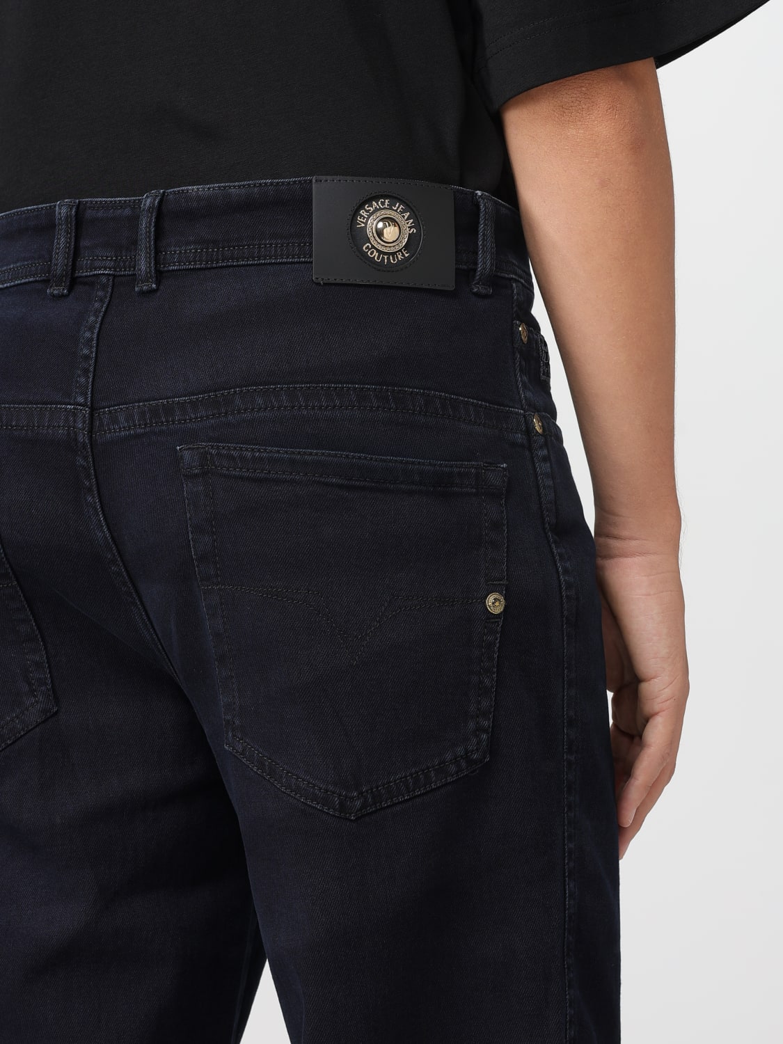 VERSACE JEANS COUTURE JEANS: Jeans men Versace Jeans Couture, Navy - Img 3