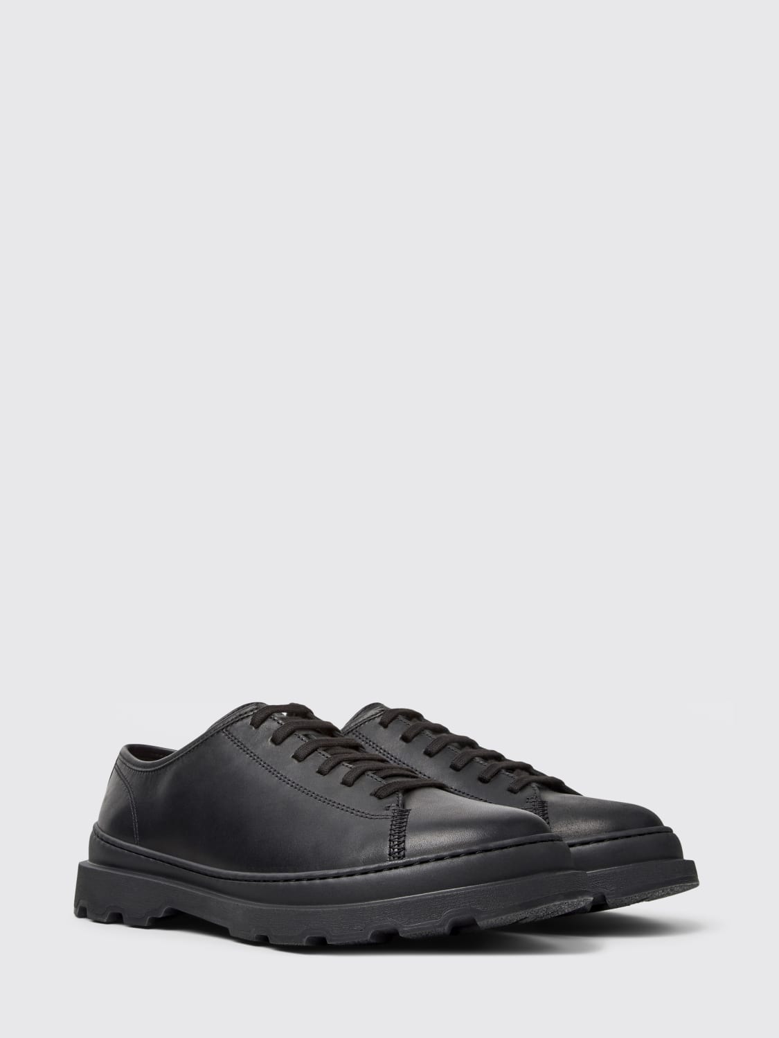 CAMPER SNEAKERS: Sneakers Brutus+ Camper in pelle , Nero - Img 2