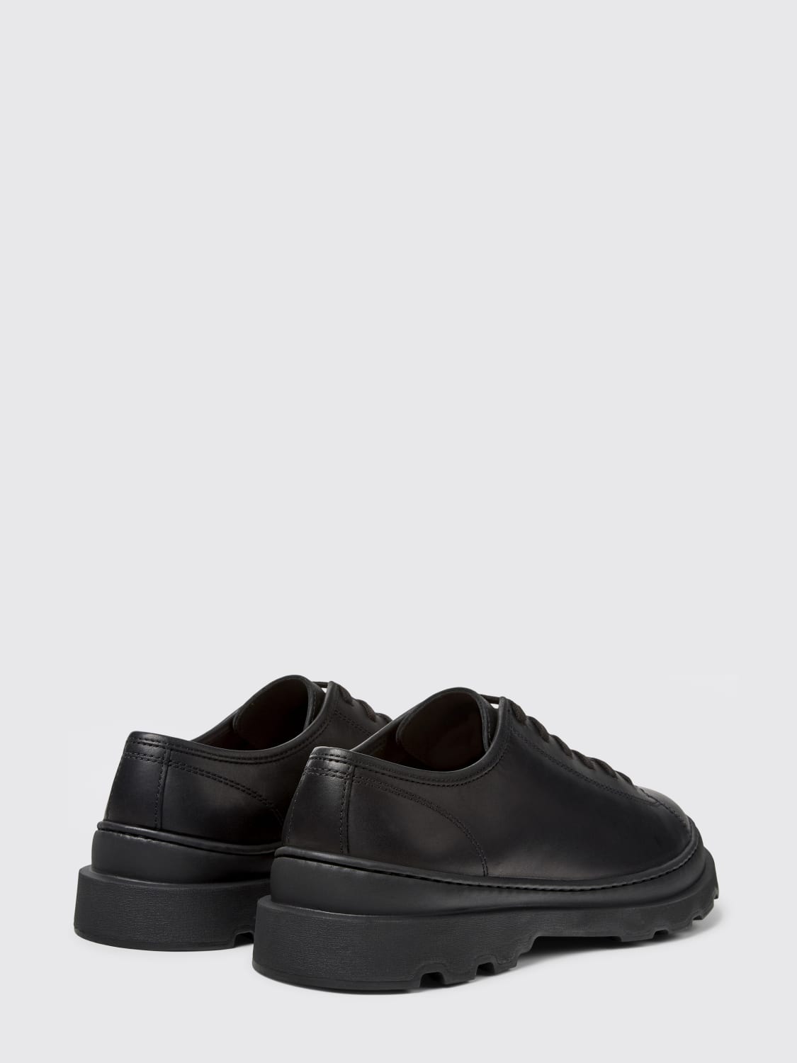 CAMPER SNEAKERS: Sneakers Brutus+ Camper in pelle , Nero - Img 3