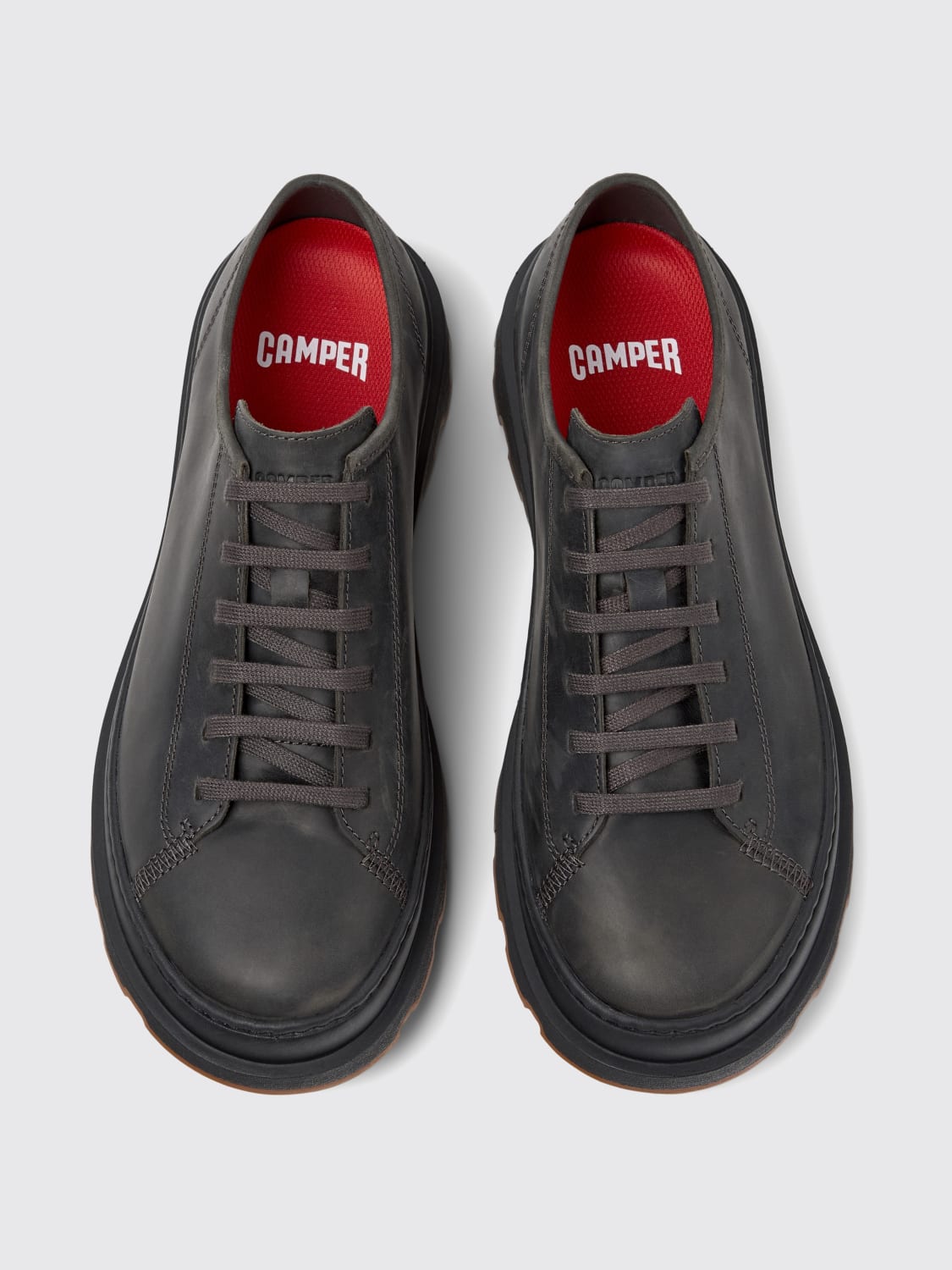 CAMPER BROGUE SHOES: Shoes men Camper, Grey - Img 4