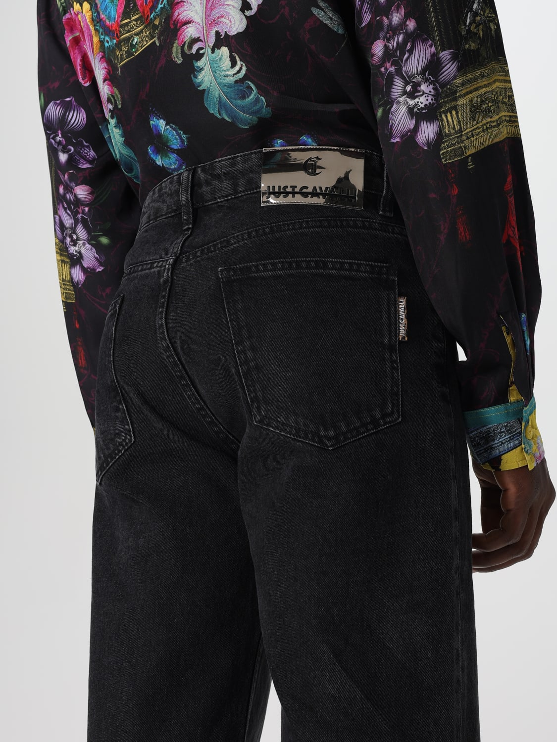 JUST CAVALLI JEANS: Jeans men Just Cavalli, Grey - Img 3