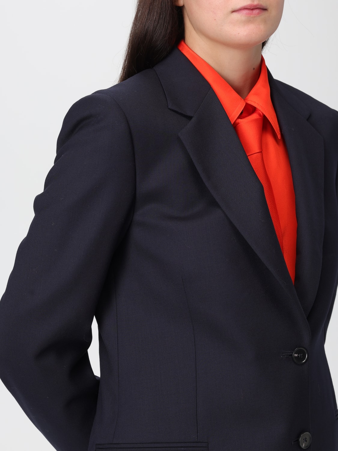 PAUL SMITH 外套: 西服外套 女士 Paul Smith, 蓝色 - Img 5