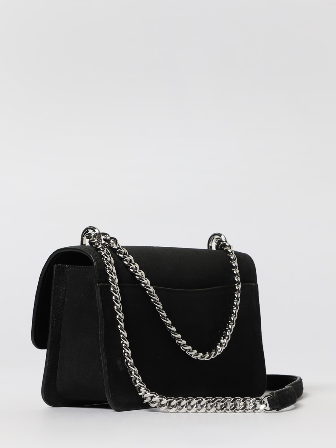 MICHAEL KORS BORSA A SPALLA: Borse a spalla Michael Kors in pelle scamosciata, Nero - Img 2