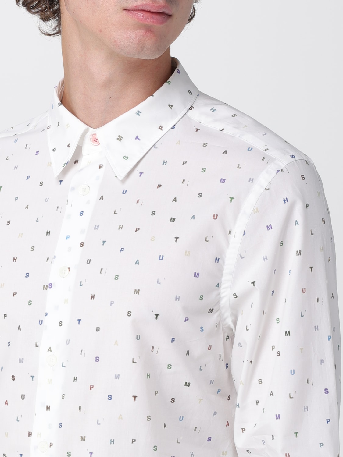 PS PAUL SMITH РУБАШКА: Рубашка Мужское Ps Paul Smith, Белый - Img 4