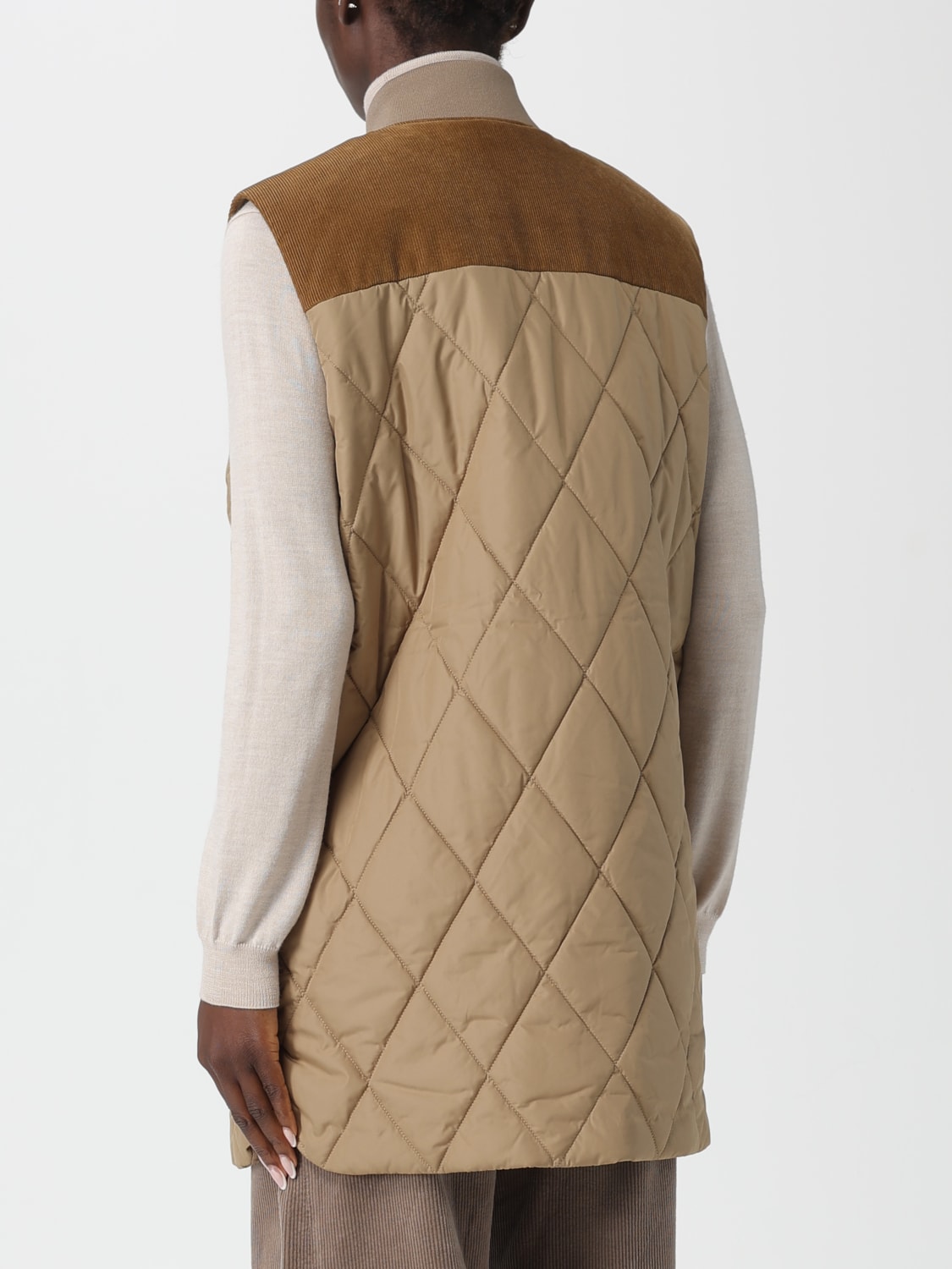 BARBOUR CHALECO: Abrigo mujer Barbour, Marrón - Img 2