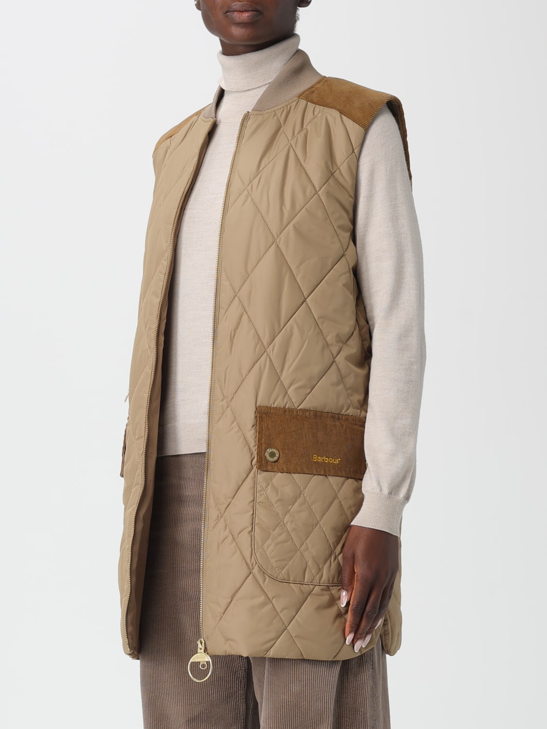 BARBOUR CHALECO: Abrigo mujer Barbour, Marrón - Img 3