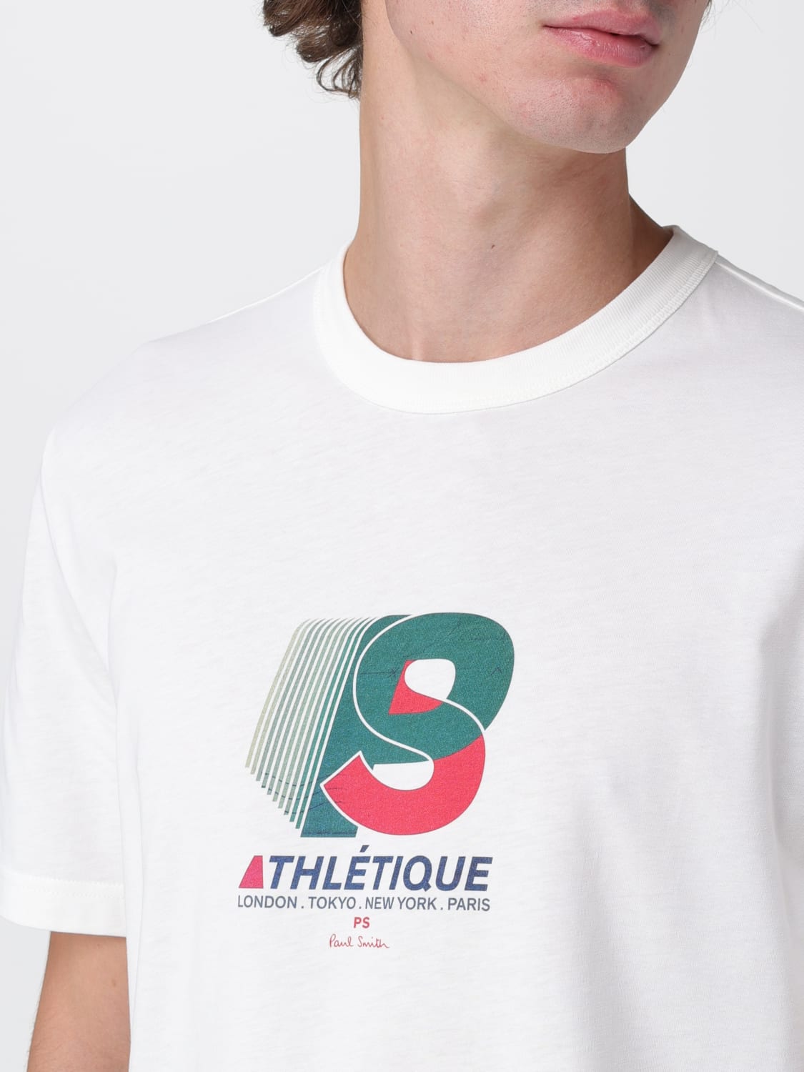 PS PAUL SMITH T-SHIRT: T-shirt men Ps Paul Smith, White - Img 3