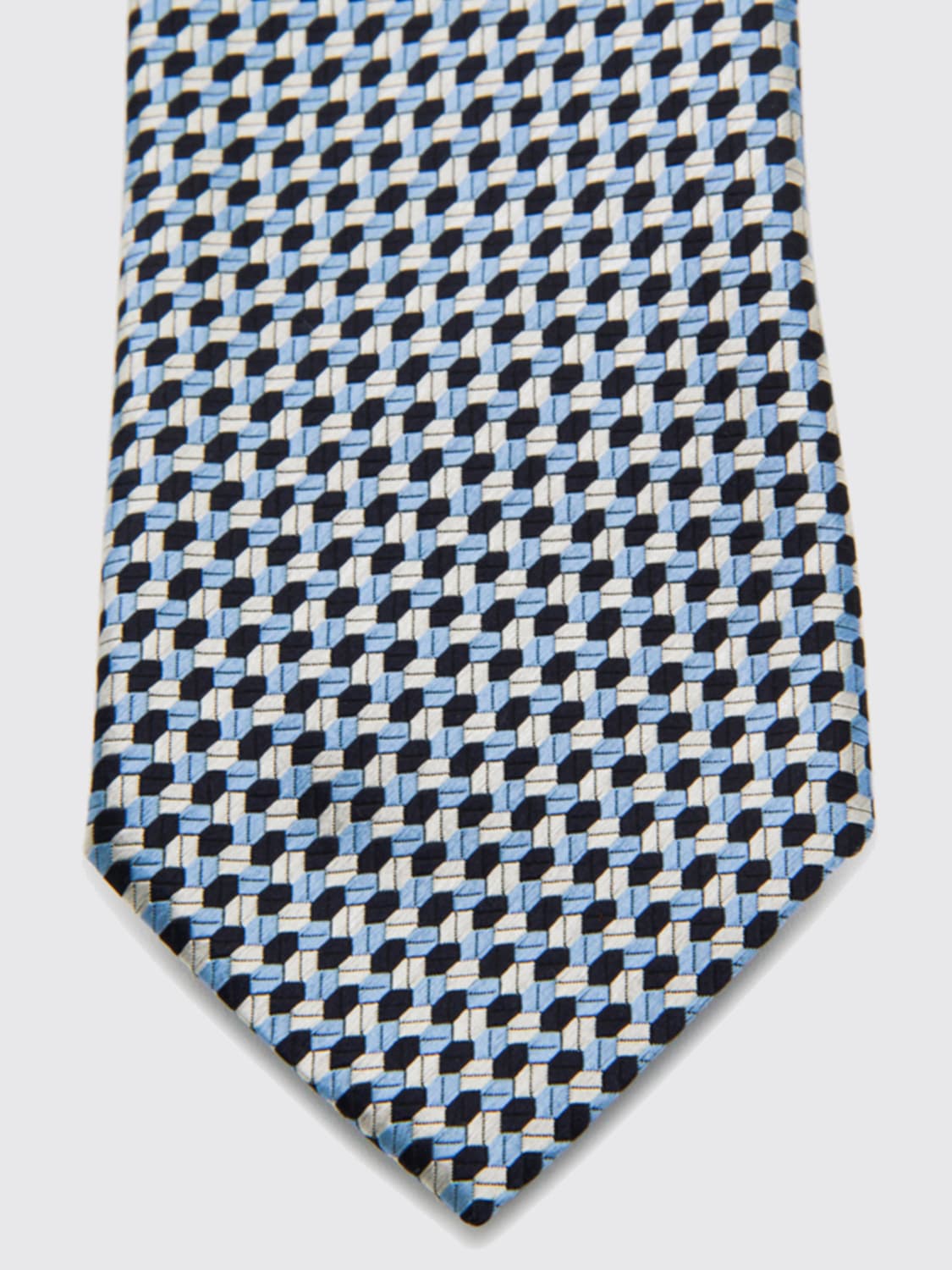 ZEGNA TIE: Tie men Zegna, Blue 1 - Img 2