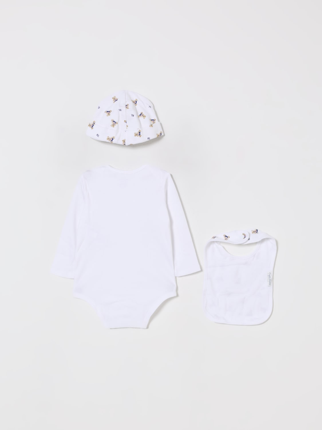 POLO RALPH LAUREN JUMPSUIT: Romper kids Polo Ralph Lauren, White - Img 2
