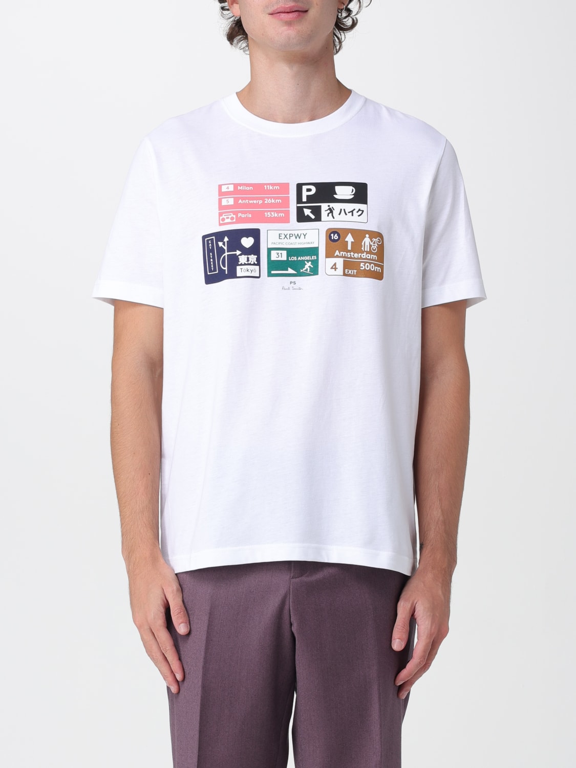 PS PAUL SMITH T-SHIRT: T-shirt men Ps Paul Smith, White - Img 1