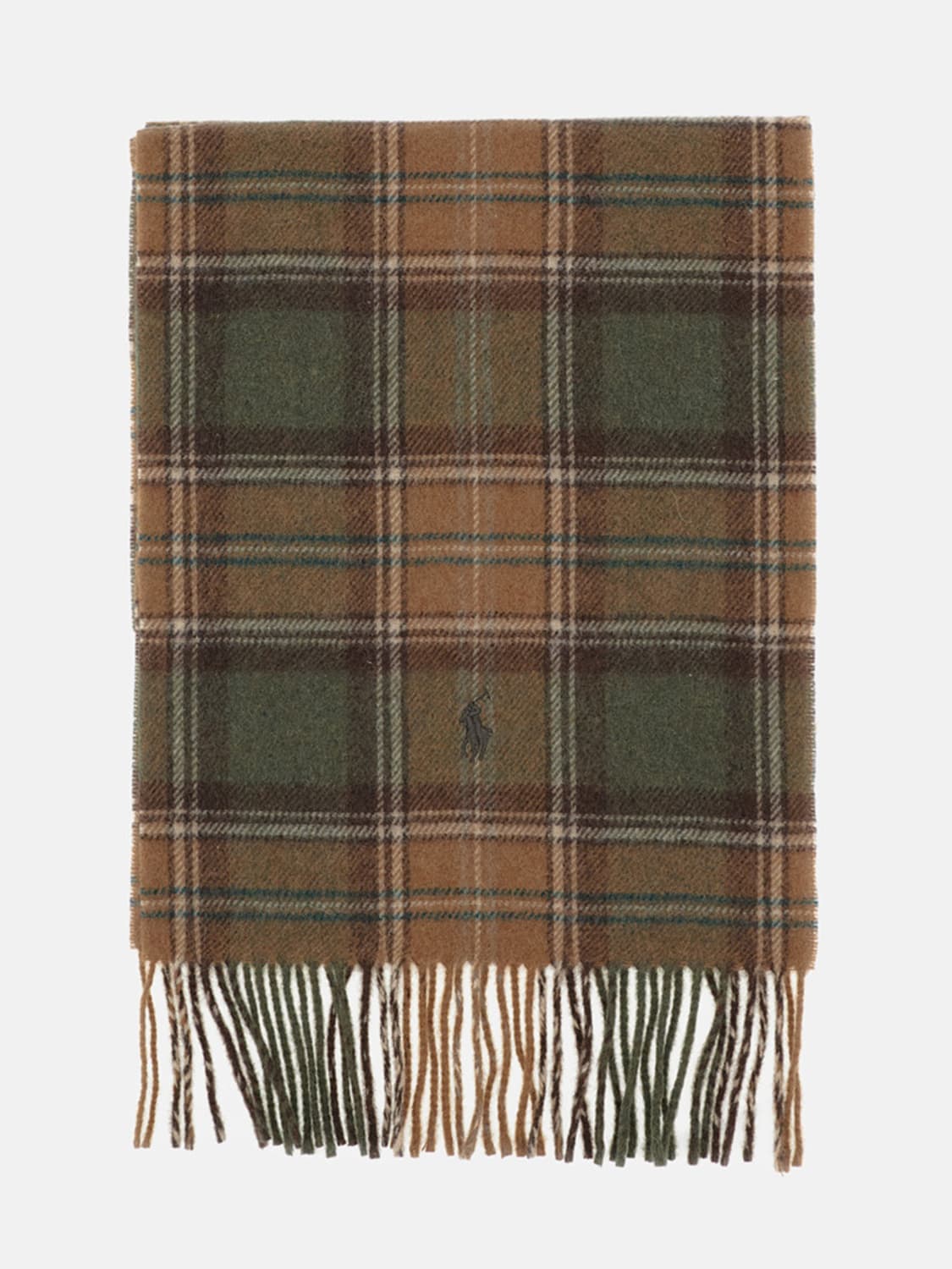 POLO RALPH LAUREN SCIARPA: Sciarpa Polo Ralph Lauren in lana tartan , Fantasia - Img 1