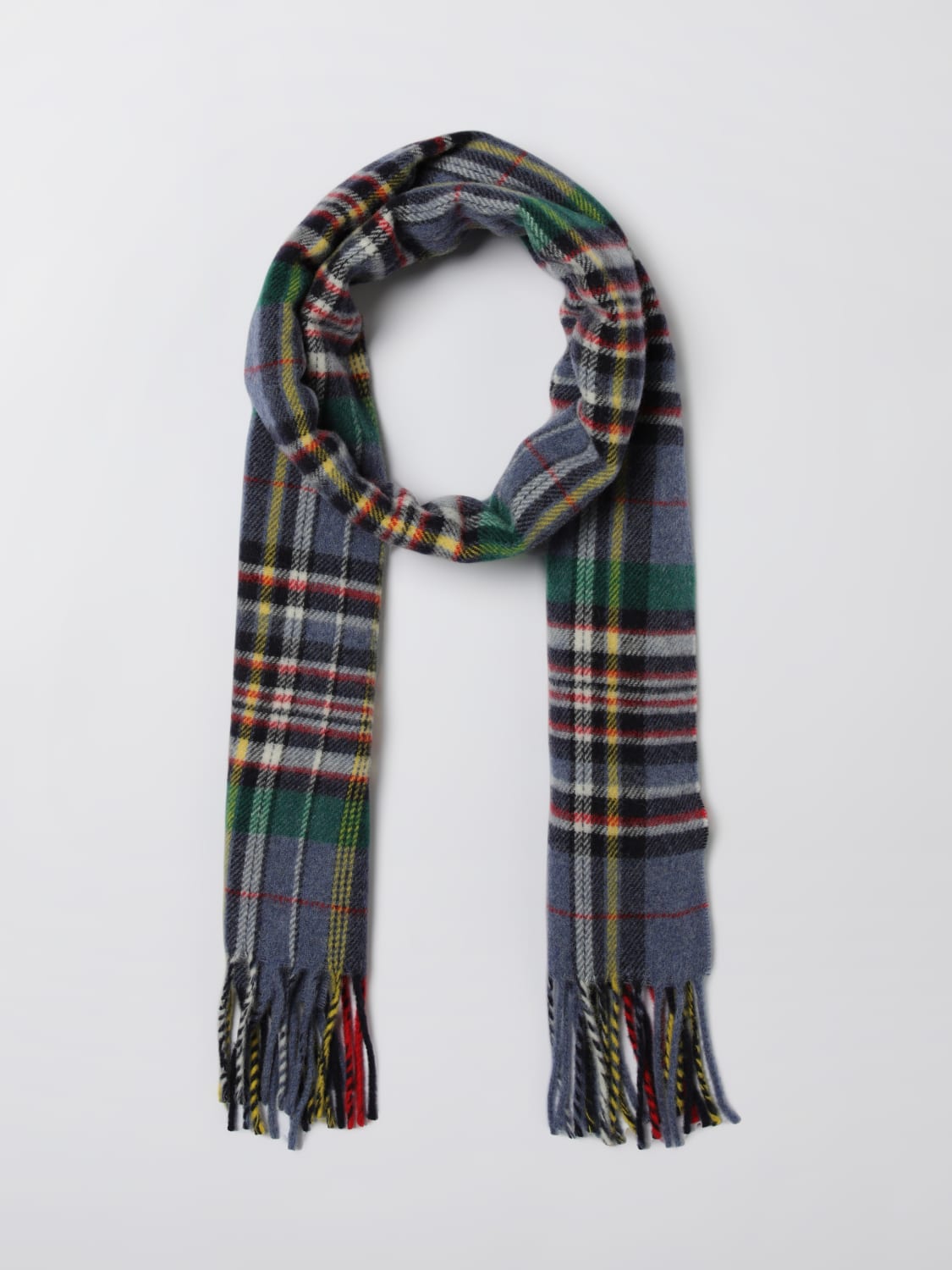 POLO RALPH LAUREN SCIARPA: Sciarpa Polo Ralph Lauren in lana tartan , Blue - Img 2