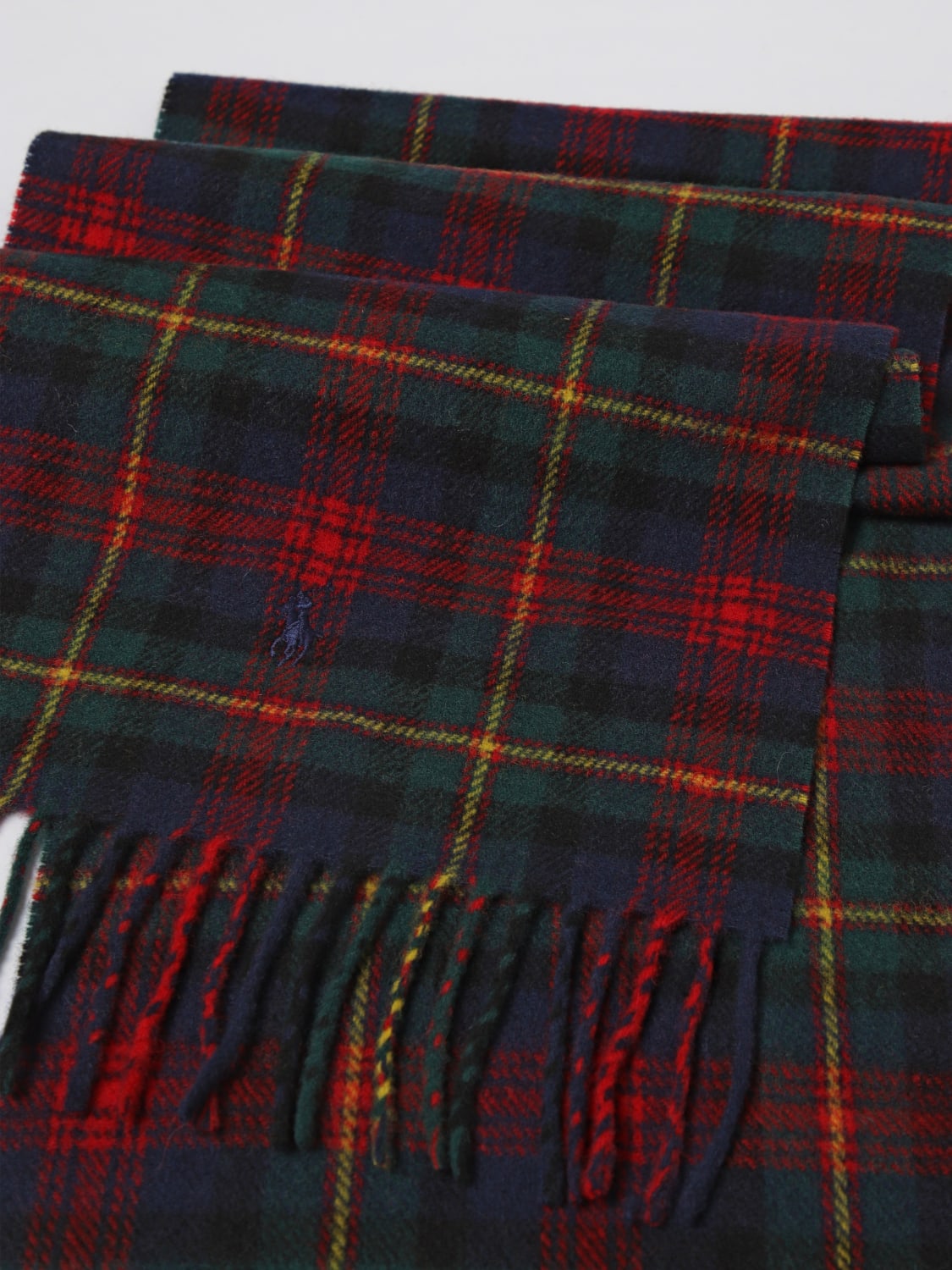 POLO RALPH LAUREN BUFANDA: Bufanda hombre Polo Ralph Lauren, Rojo - Img 3