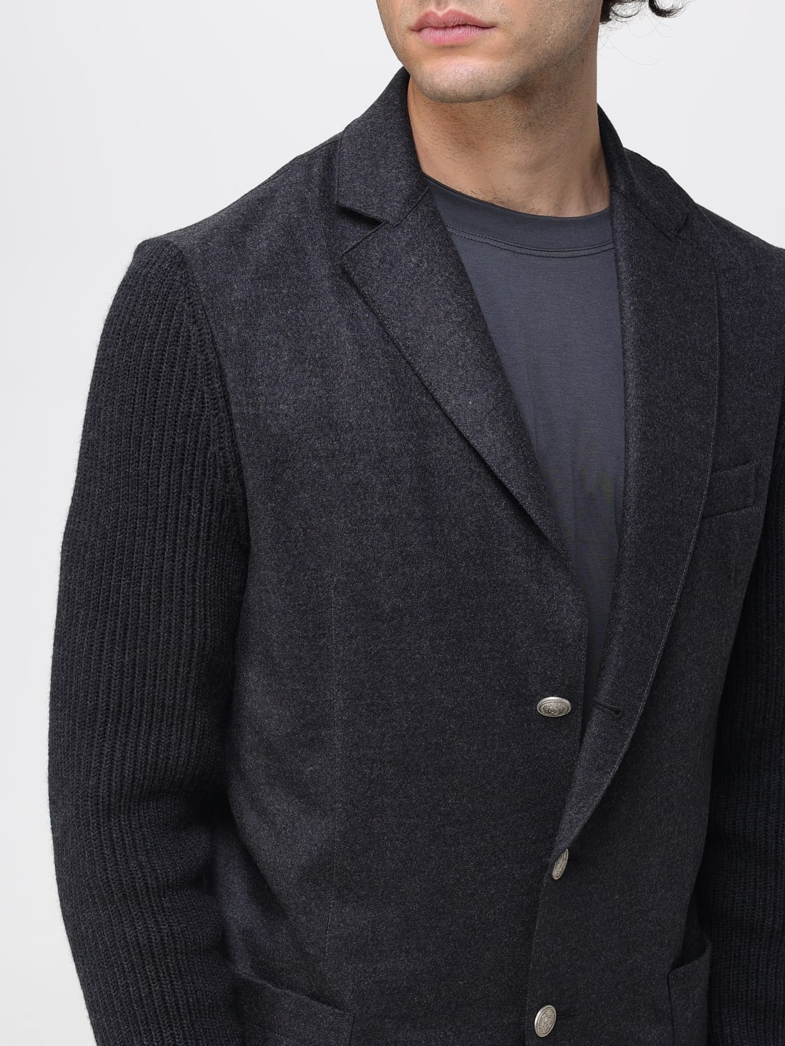 ELEVENTY JACKET: Blazer men Eleventy, Grey - Img 4