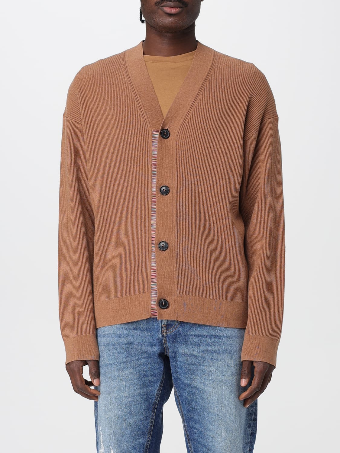 PAUL SMITH SWEATER: Cardigan men Paul Smith, Orange - Img 1