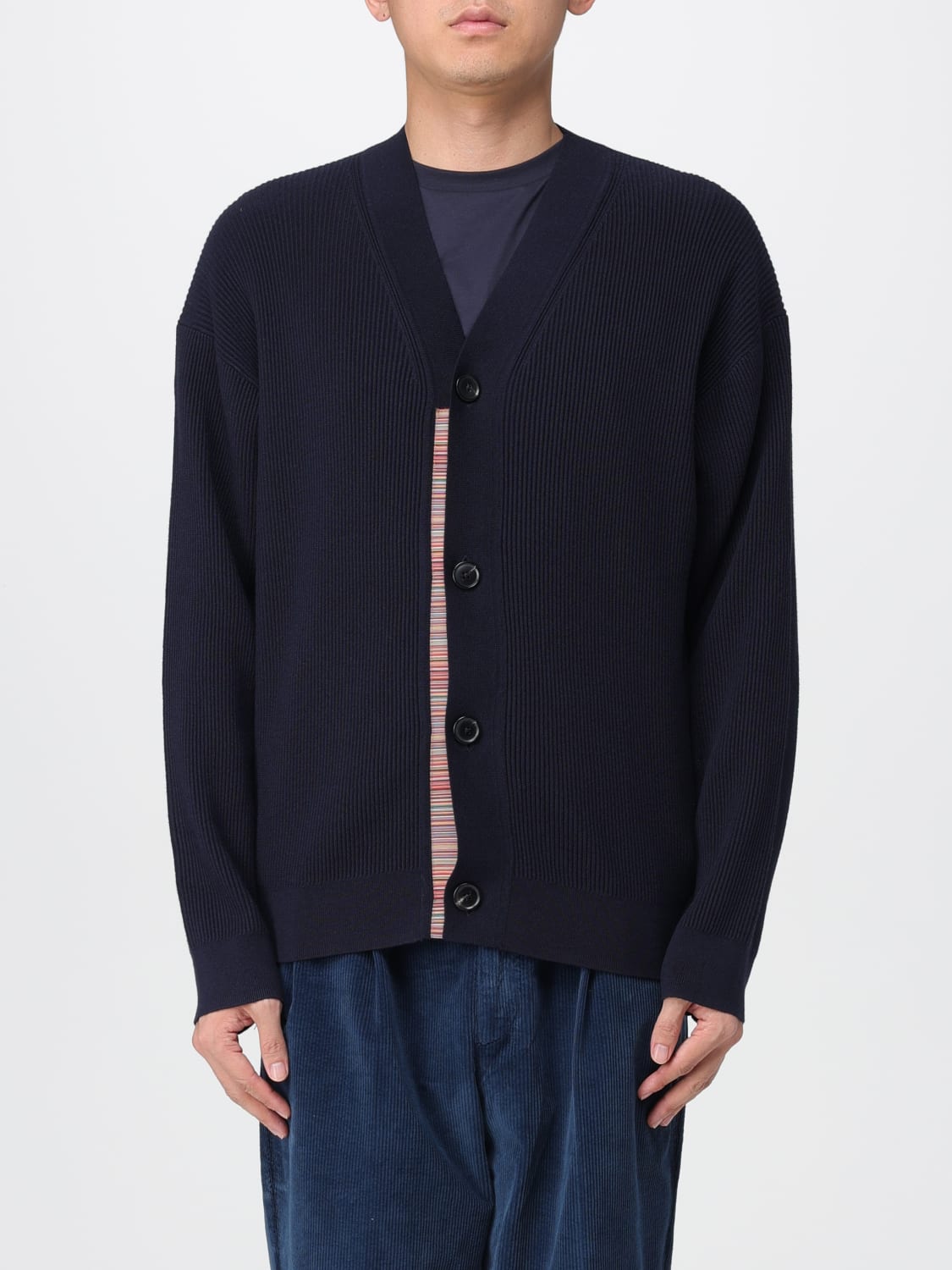 PAUL SMITH SWEATER: Cardigan men Paul Smith, Blue - Img 1