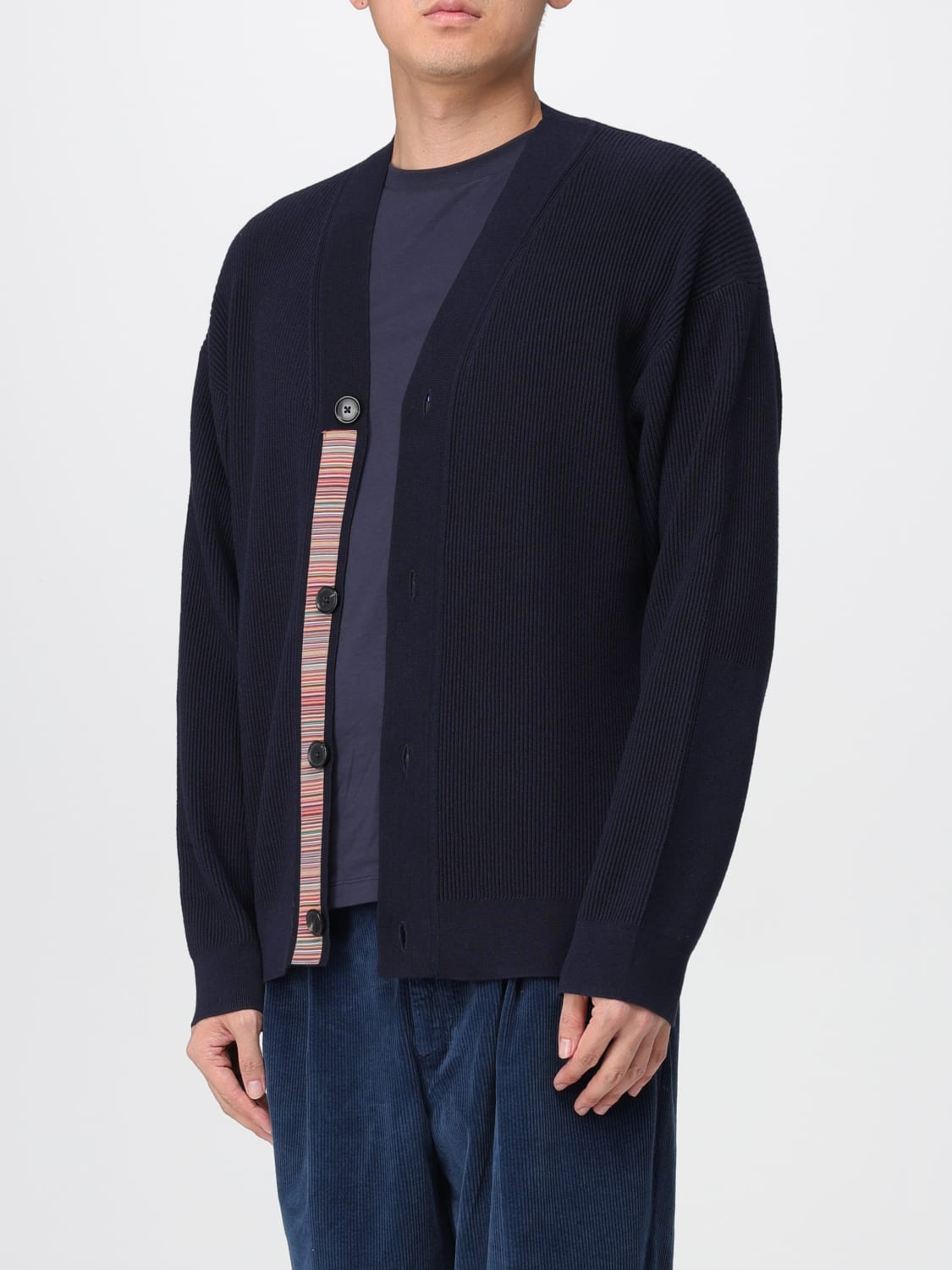 PAUL SMITH SWEATER: Cardigan men Paul Smith, Blue - Img 3