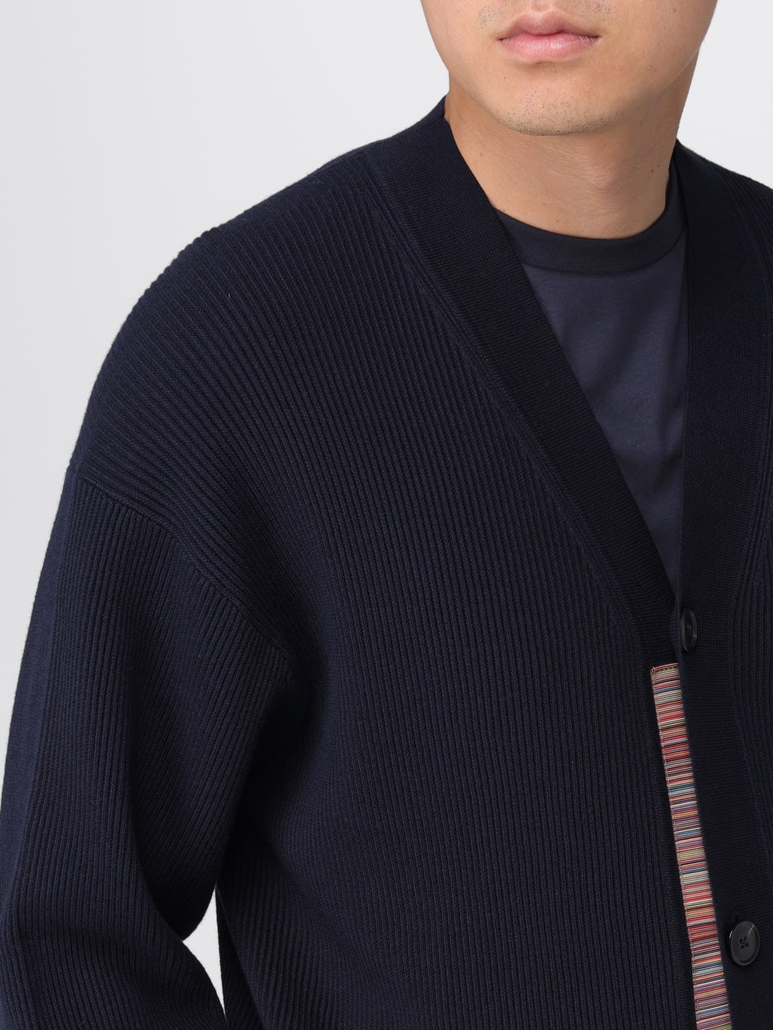 PAUL SMITH SWEATER: Cardigan men Paul Smith, Blue - Img 4