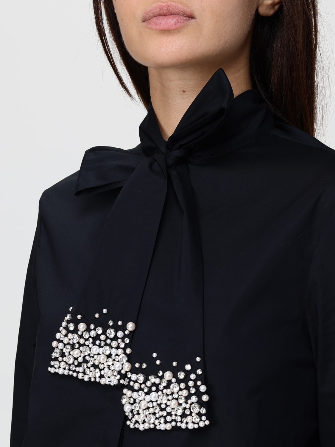 VIVETTA HEMDBLUSE: Hemdbluse damen Vivetta, Schwarz - Img 4