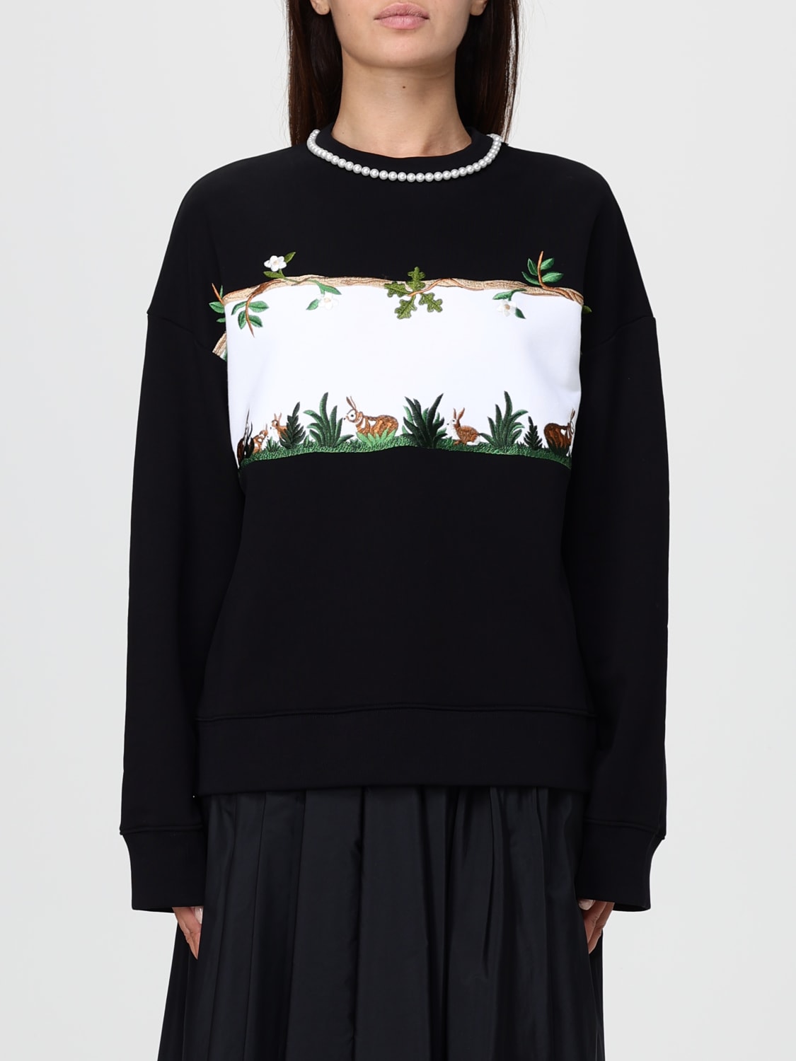 VIVETTA SWEATSHIRT: Sweatshirt woman Vivetta, Black - Img 1