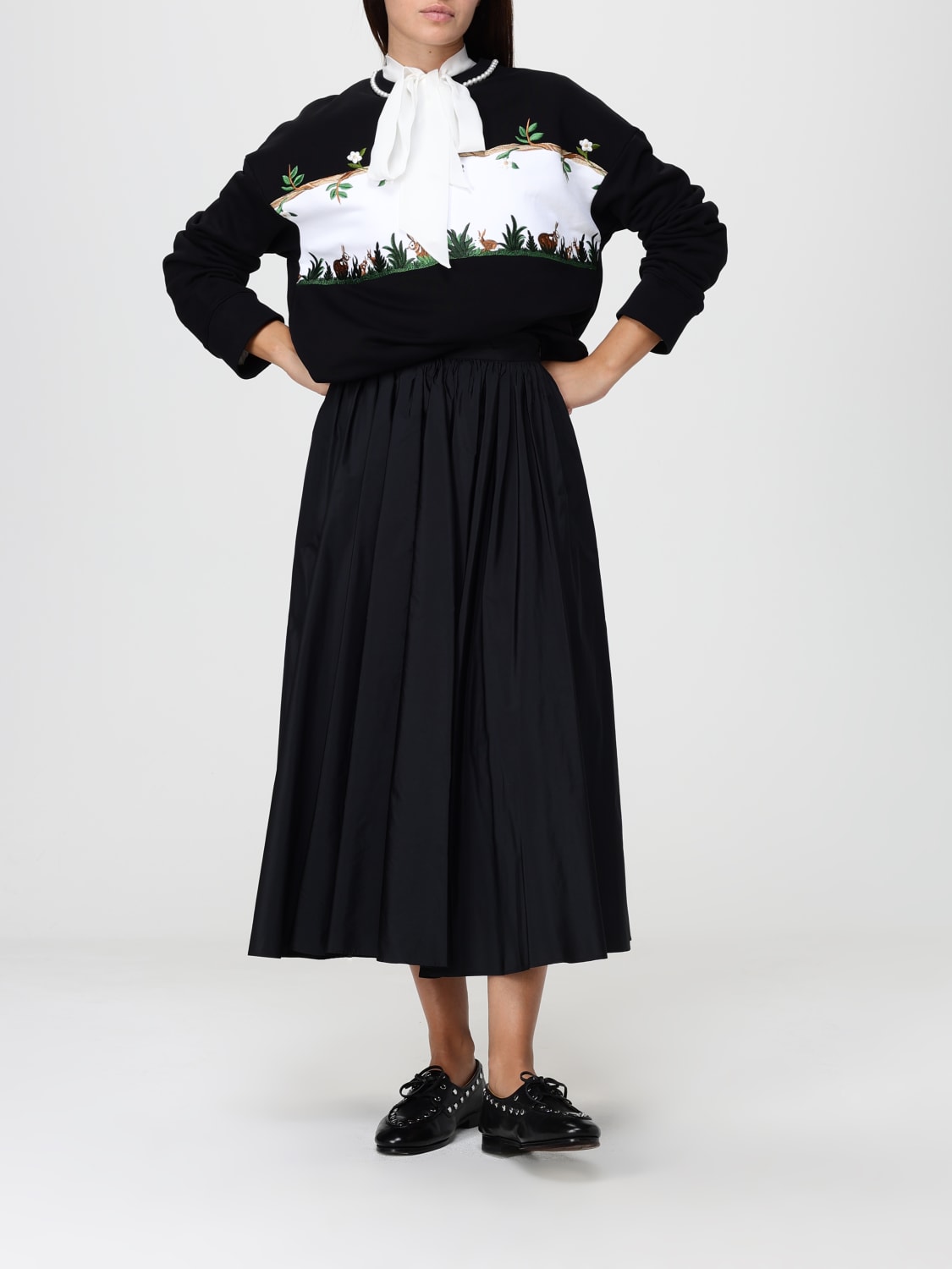 VIVETTA SWEATSHIRT: Sweatshirt woman Vivetta, Black - Img 2