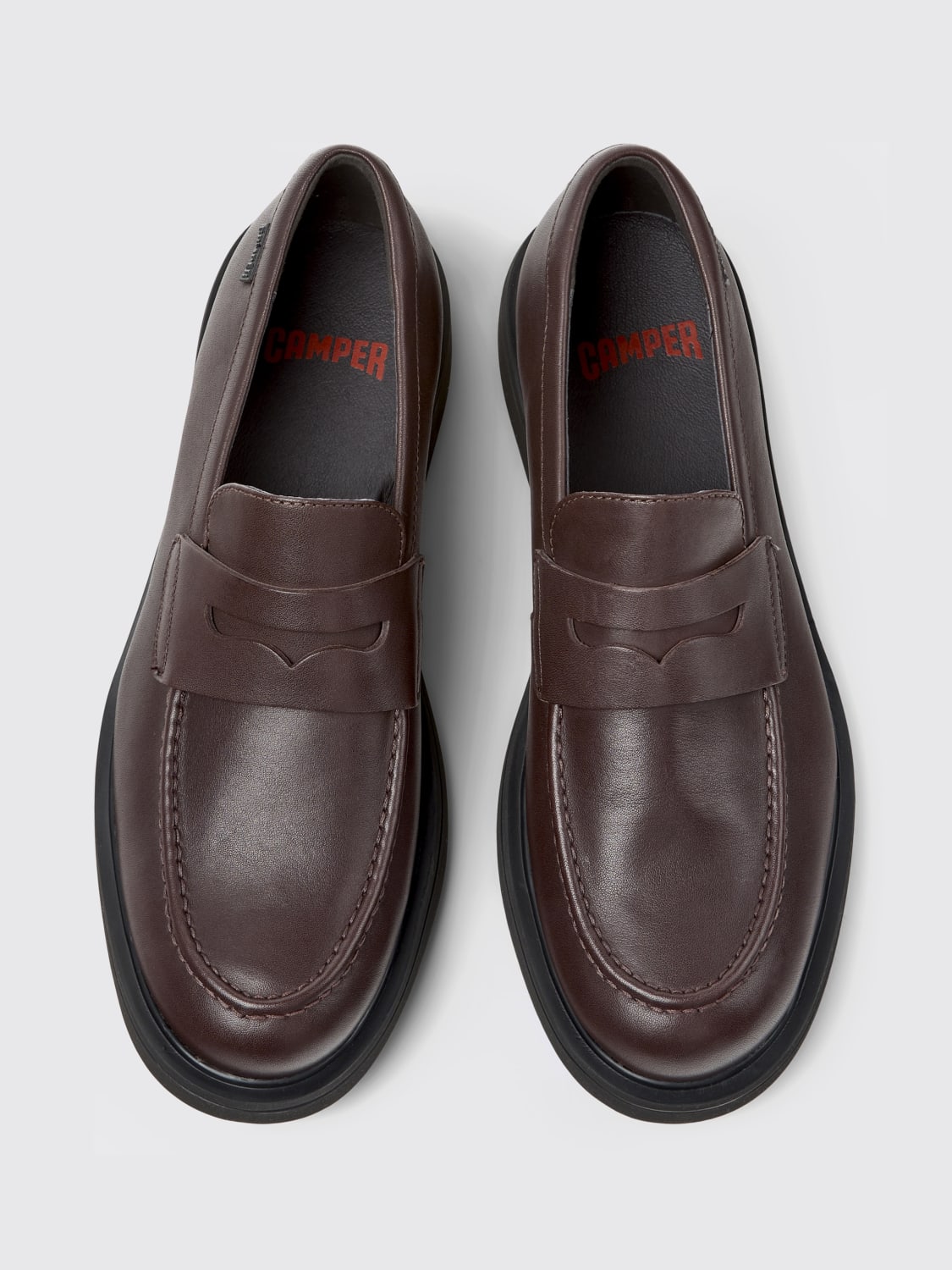 CAMPER LOAFERS: Shoes men Camper, Brown - Img 4