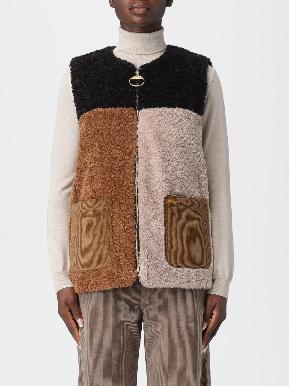 BARBOUR WESTE: Mantel damen Barbour, Camel - Img 1